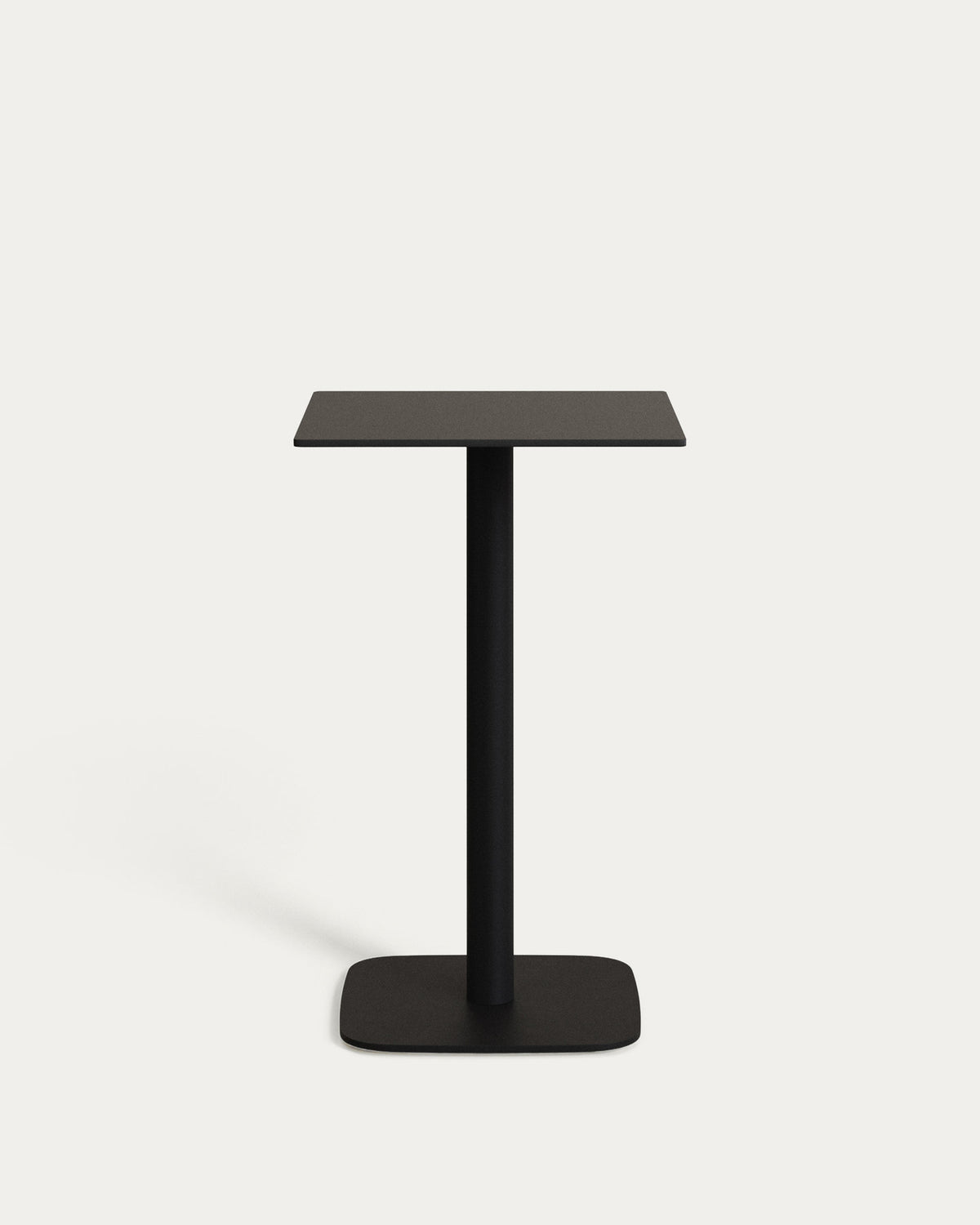 Dina Outdoor Stehtisch schwarz mit schwarz lackiertem Metallbein 60 x 60 x 96 cm in Schwarz präsentiert im Onlineshop von KAQTU Design AG. Hochtisch Outdoor ist von Kave Home