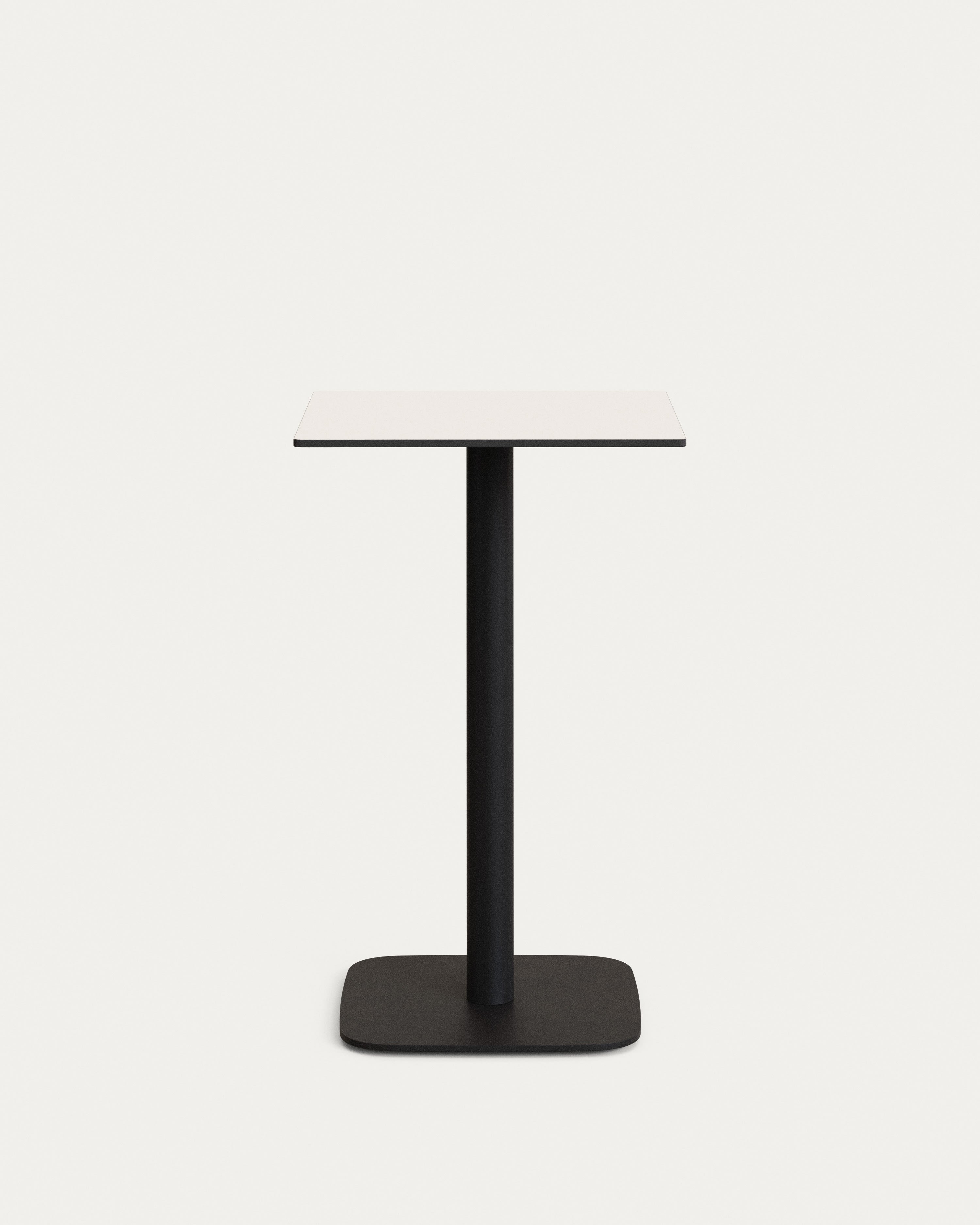 Dina high outdoor table <tc>wEIS</tc> with black lacquered metal leg 60x60x96 cm