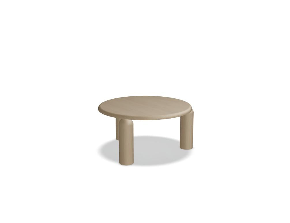 Neo NEO70 Beistelltisch von Tamo mit runder Platte und filigranem Gestell, moderne Ablage für Wohn- und Loungebereiche