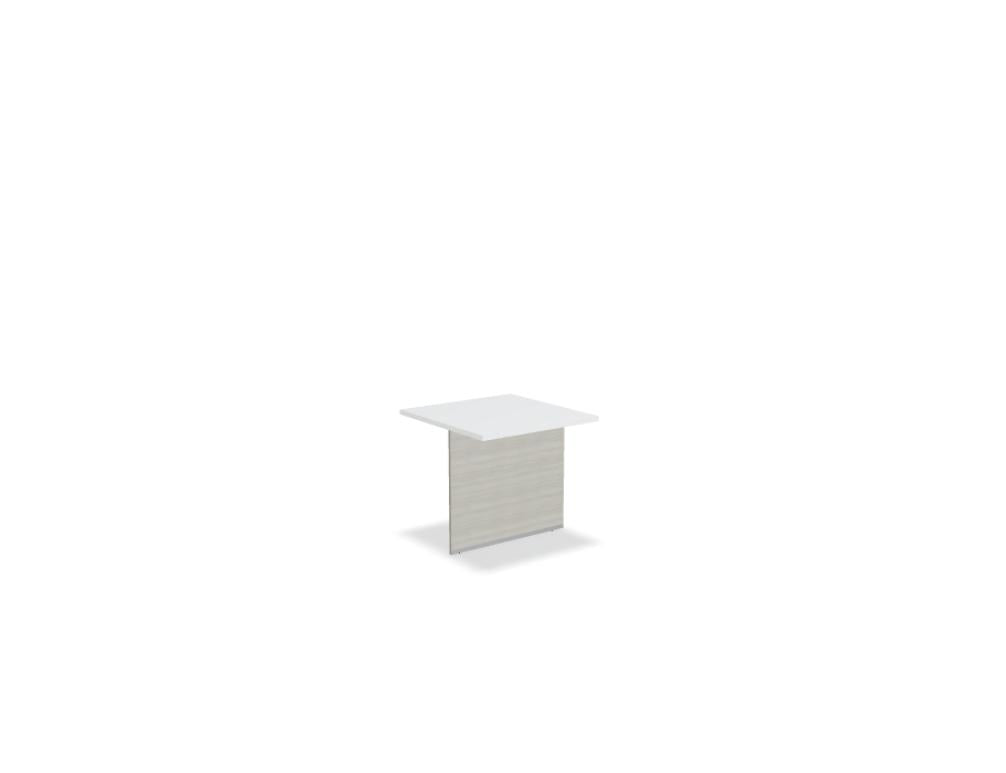 Tera TR28 - modulare Empfangstheke in Eiche Grau präsentiert im Onlineshop von KAQTU Design AG. Empfangsdesk ist von Mdd