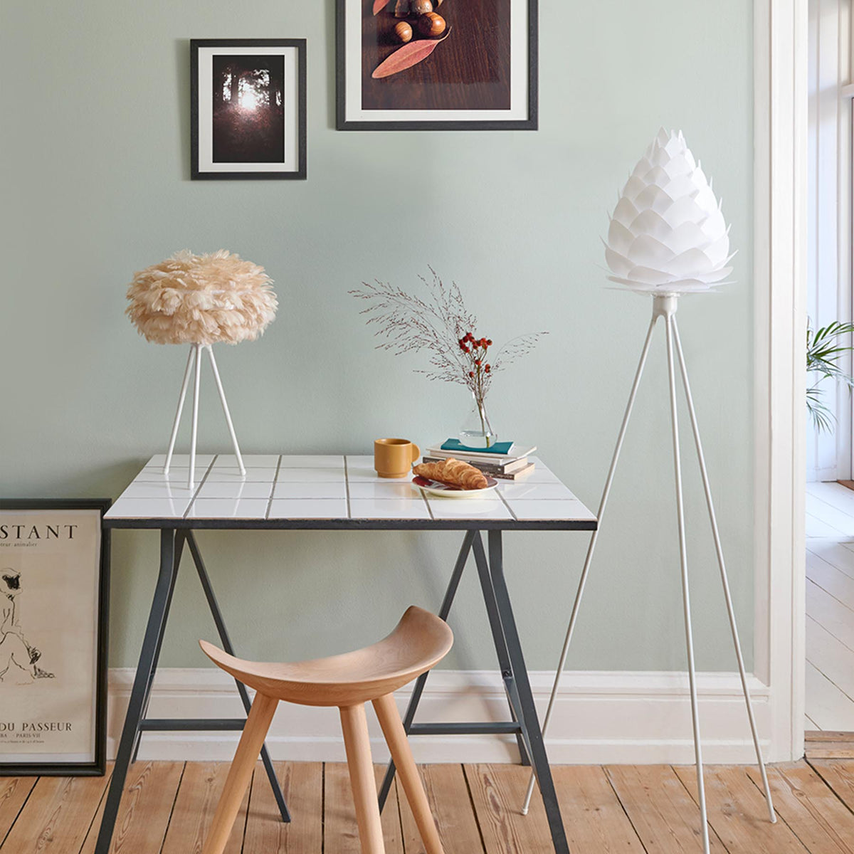 Conia Pendellampe in White präsentiert im Onlineshop von KAQTU Design AG. Lampenschirm ist von Umage