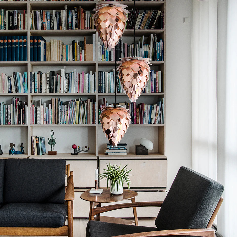 Conia Pendellampe in Copper präsentiert im Onlineshop von KAQTU Design AG. Lampenschirm ist von Umage