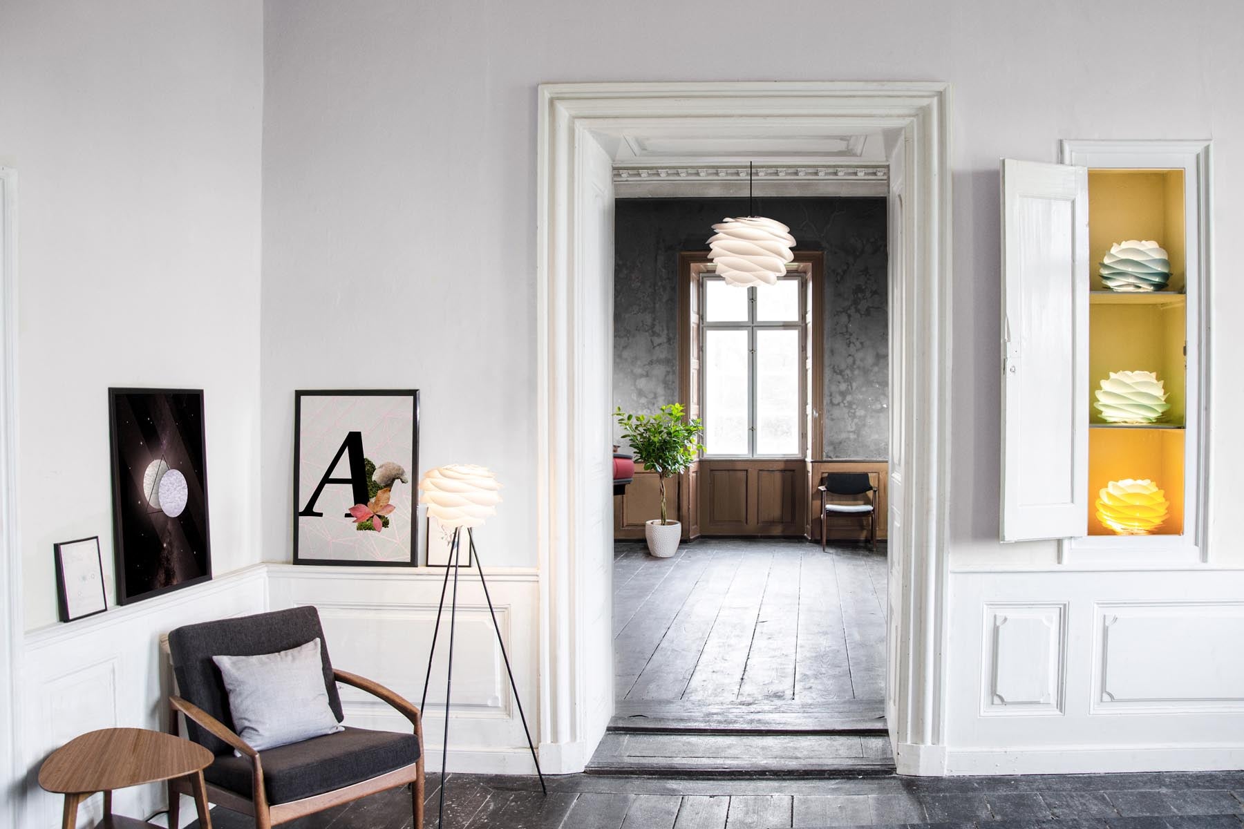 Carmina  Lampenschirm in White präsentiert im Onlineshop von KAQTU Design AG. Lampenschirm ist von Umage