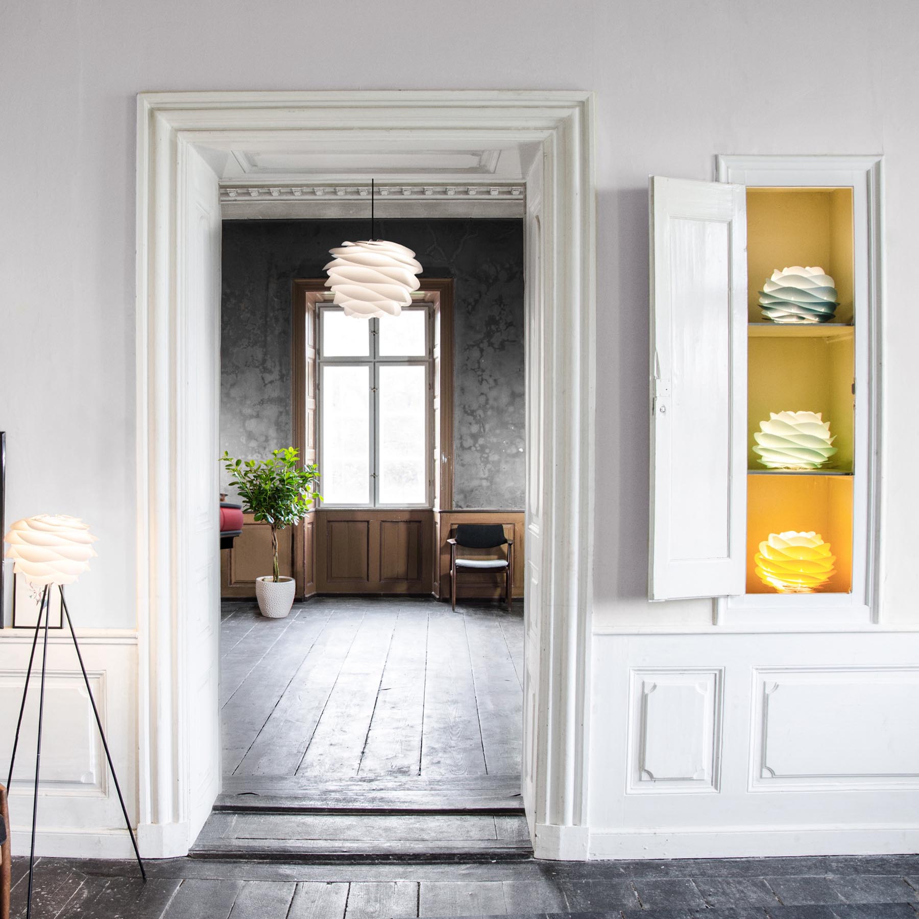 Carmina  Lampenschirm in Turquoise präsentiert im Onlineshop von KAQTU Design AG. Lampenschirm ist von Umage