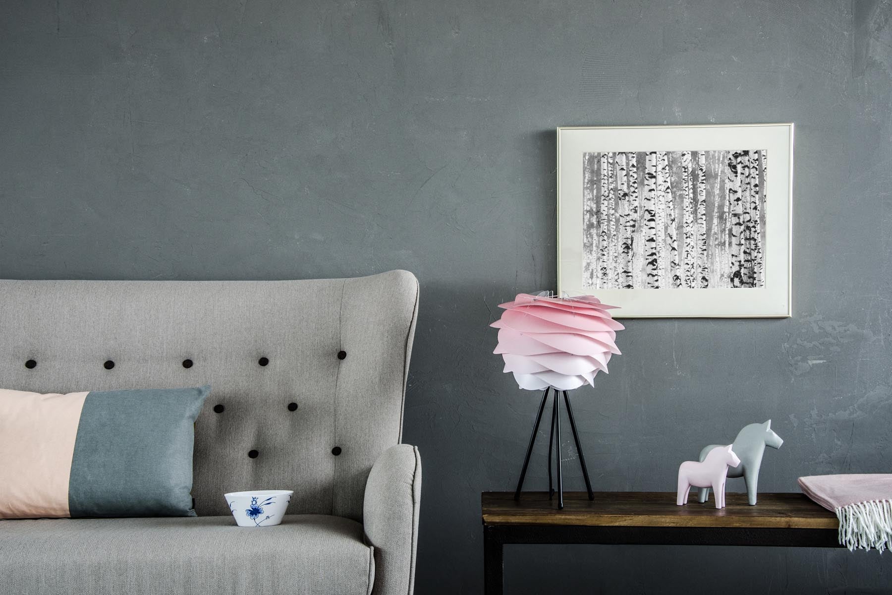 Carmina  Lampenschirm in Rose präsentiert im Onlineshop von KAQTU Design AG. Lampenschirm ist von Umage