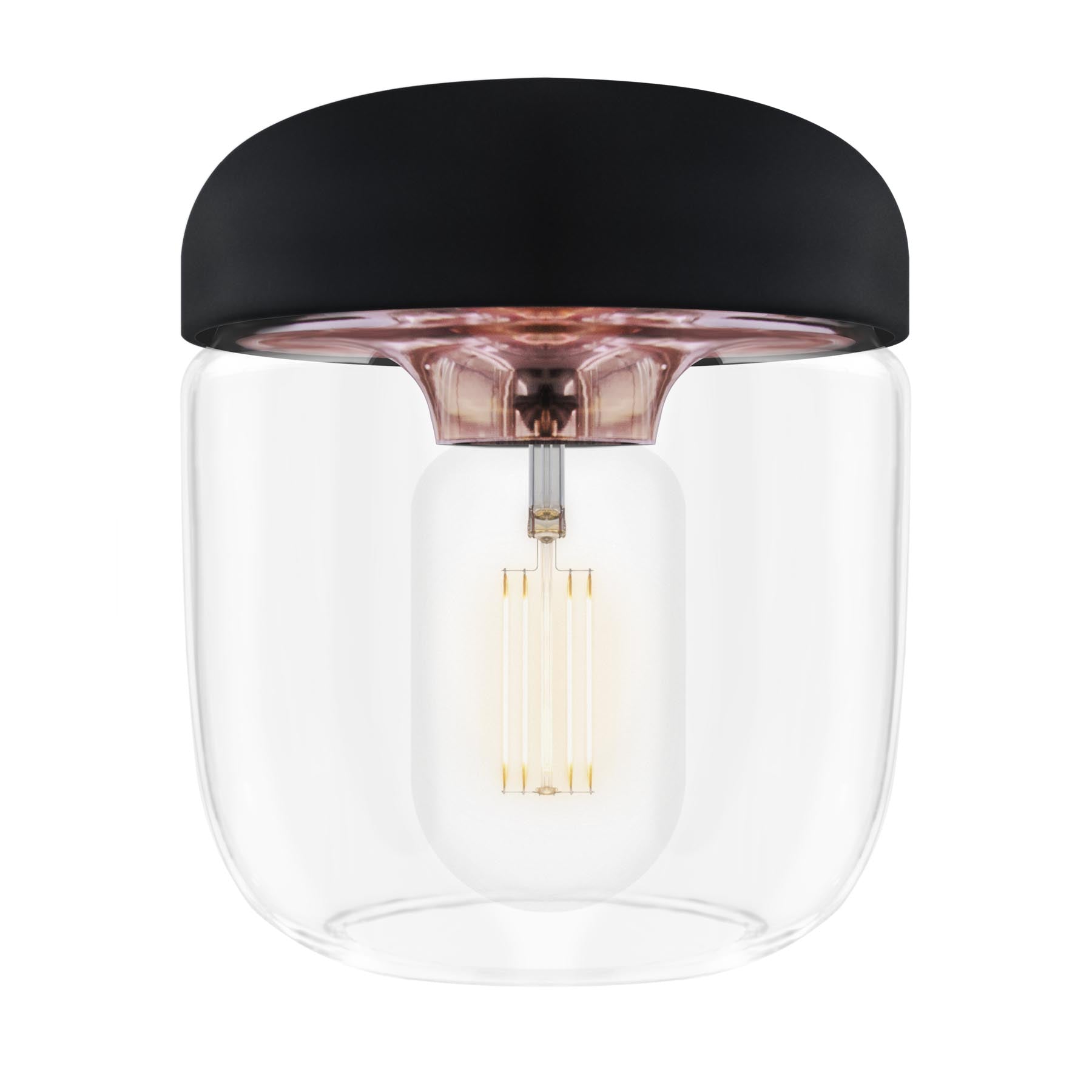 Acorn Lampenschirm in Black/Polished copper präsentiert im Onlineshop von KAQTU Design AG. Lampenschirm ist von Umage