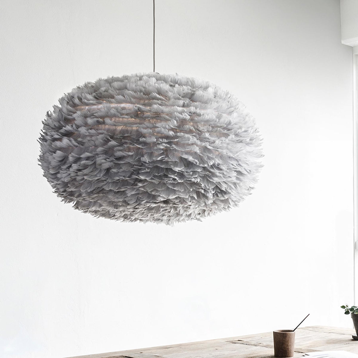 Eos Lampenschirm in Light Grey präsentiert im Onlineshop von KAQTU Design AG. Lampenschirm ist von Umage