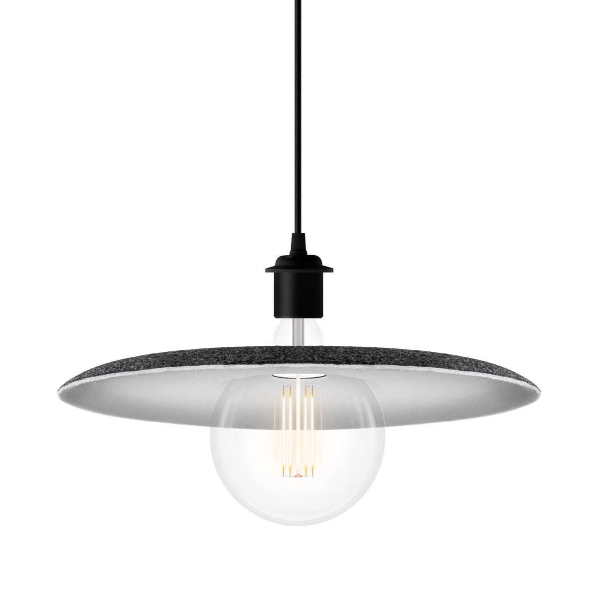 Shade Felt Lampenschirm in Grey präsentiert im Onlineshop von KAQTU Design AG. Lampenschirm ist von Umage