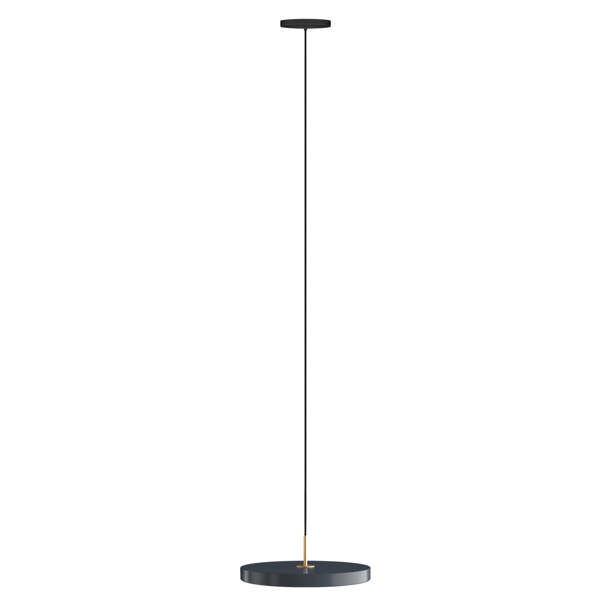 Weisse runde Pendelleuchte Asteria Medium von Umage aus Stahl, Aluminium und Acryl