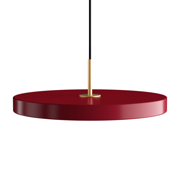 Asteria Medium Pendellampe in Ruby Red präsentiert im Onlineshop von KAQTU Design AG. Pendelleuchte ist von Umage