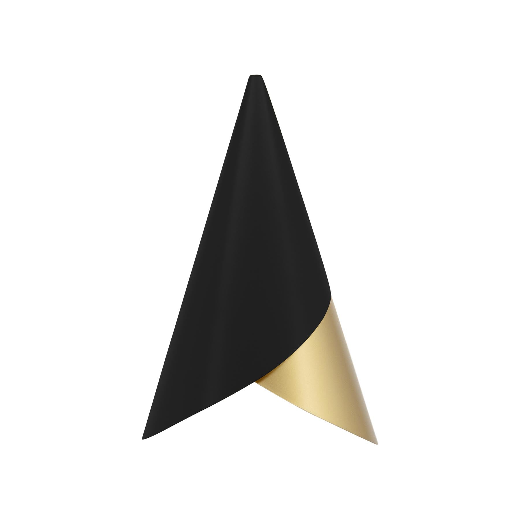 Cornet Lampenschirm in Black/Brass präsentiert im Onlineshop von KAQTU Design AG. Lampenschirm ist von Umage