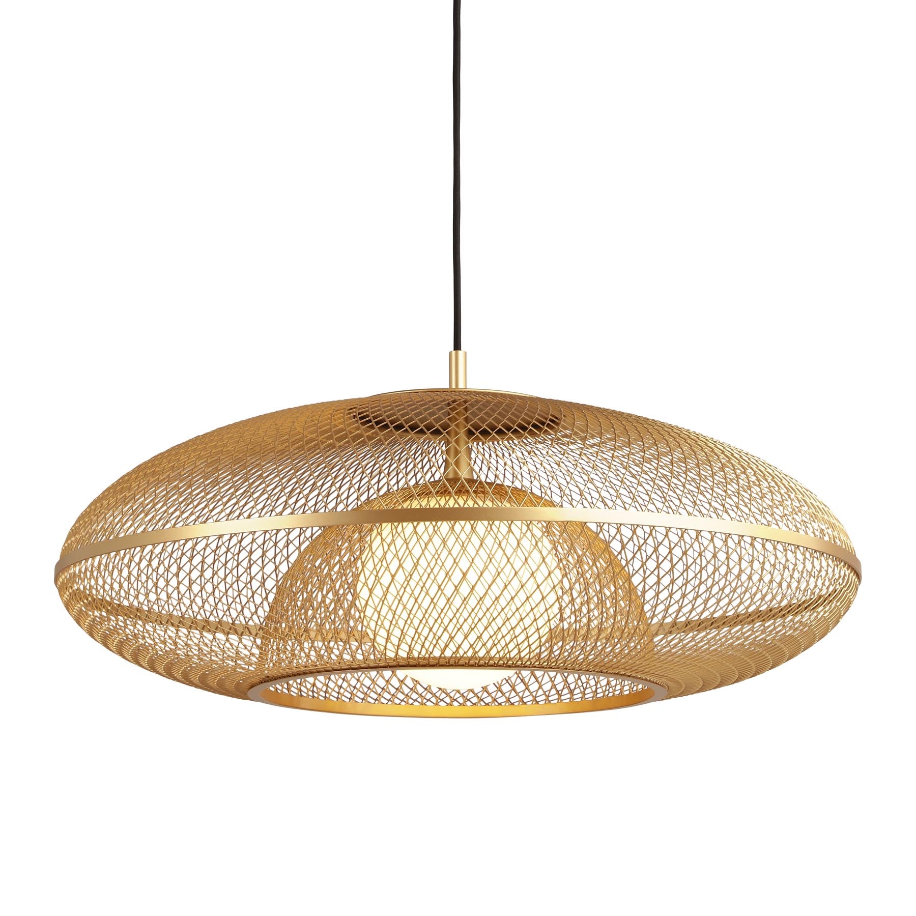 Faraday Lampenschirm in Brass präsentiert im Onlineshop von KAQTU Design AG. Lampenschirm ist von Umage