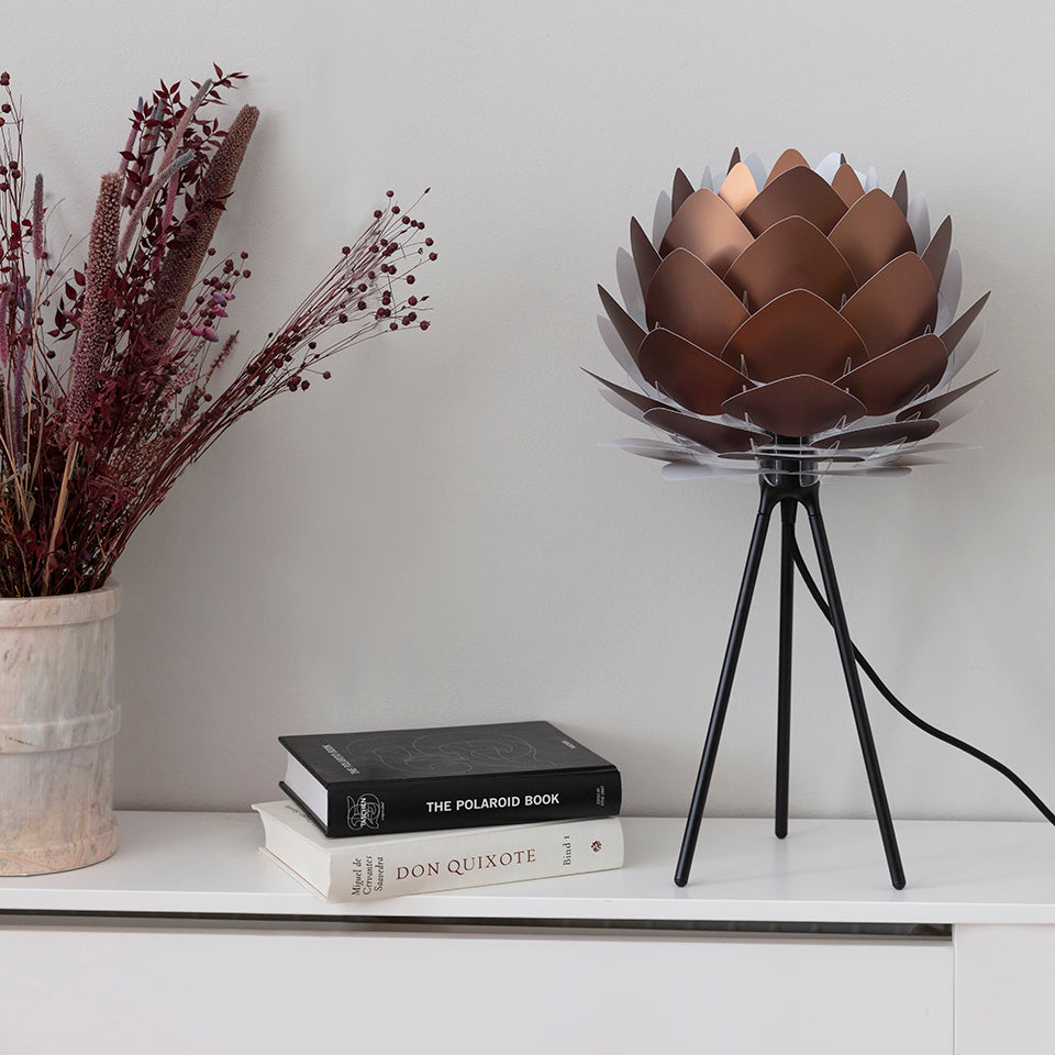 Eleganter Silvia Lampenschirm in Brushed Bronze, ideal für stilvolle Beleuchtung und moderne Wohnräume, erhältlich bei KAQTU Design AG.