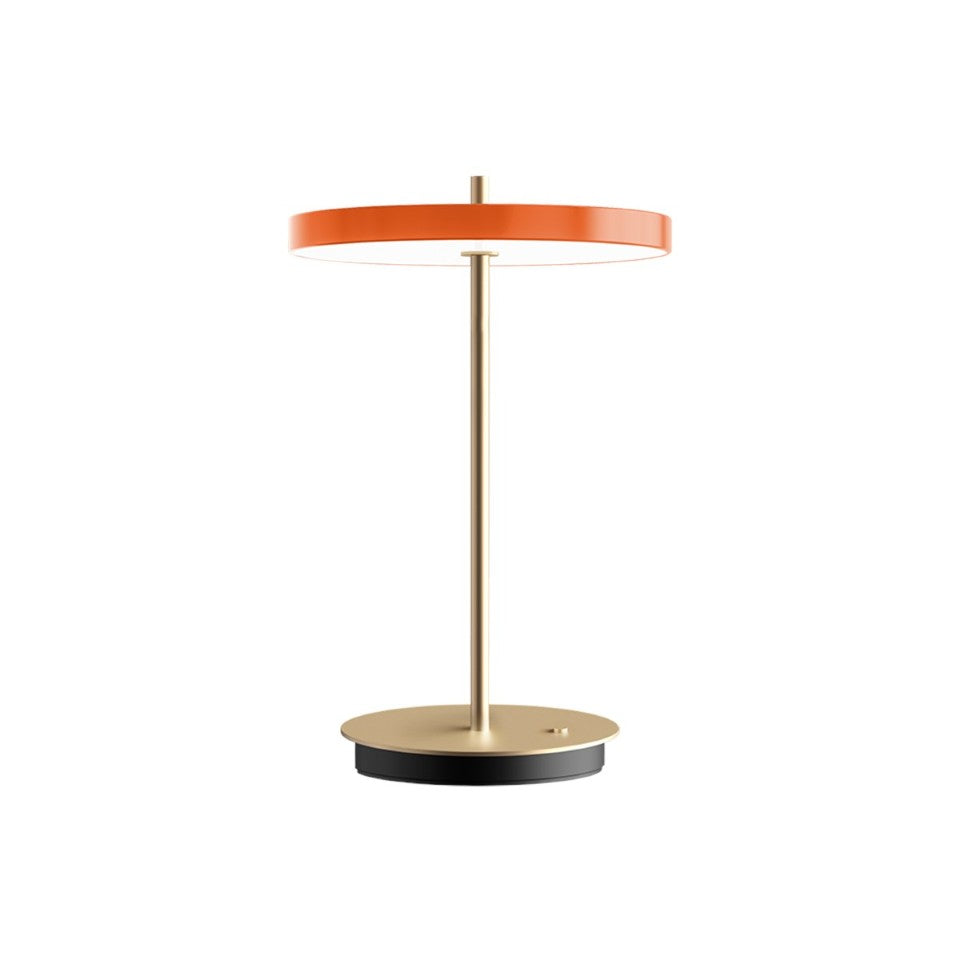 Elegante Asteria Move Tischleuchte in warmem Orange, ideal für stimmungsvolle Lichtakzente und einladende Wohnräume.