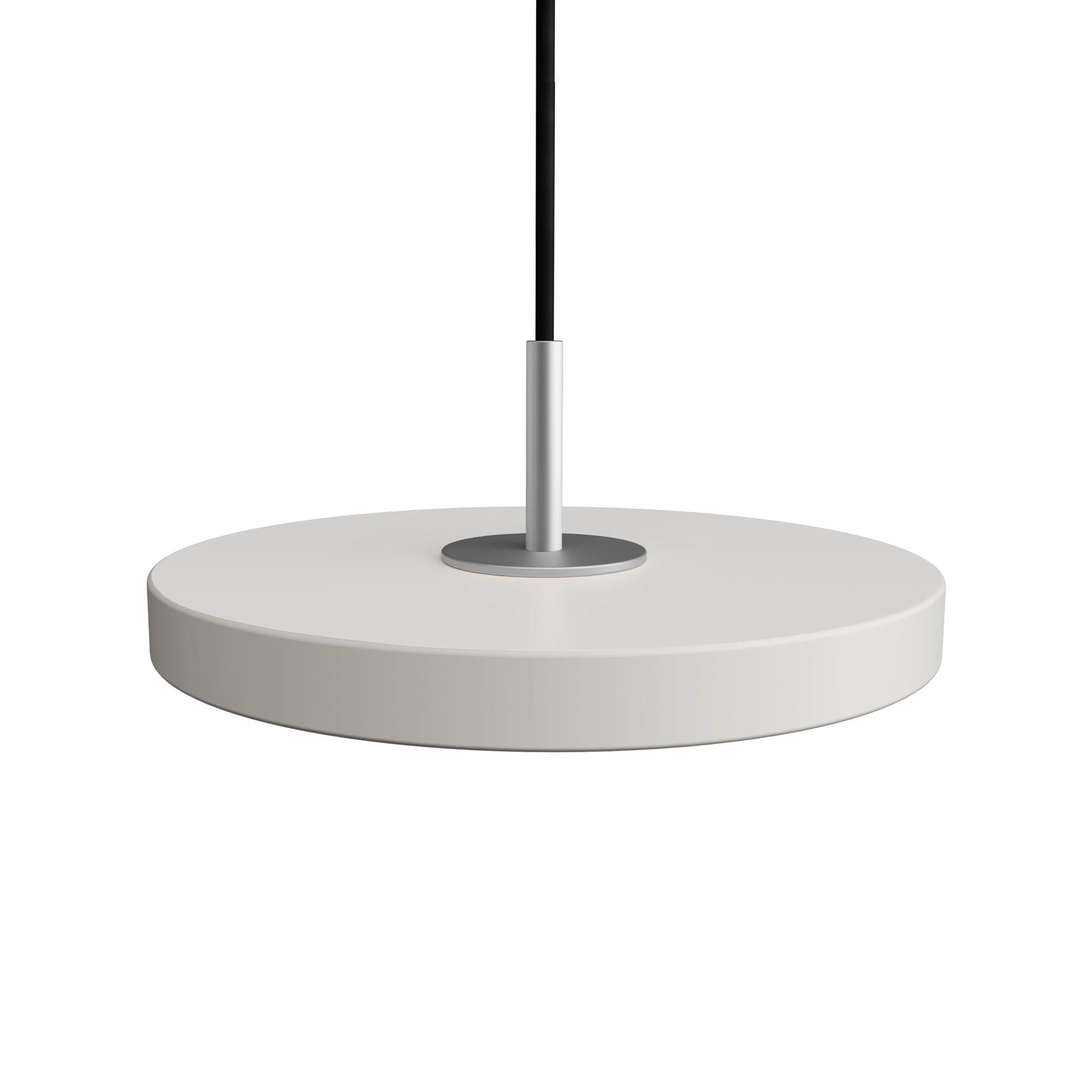 Elegante Asteria Micro Pendelleuchte in sanftem Mist, ideal für zeitgemäße Innenräume und stimmungsvolle Beleuchtung.