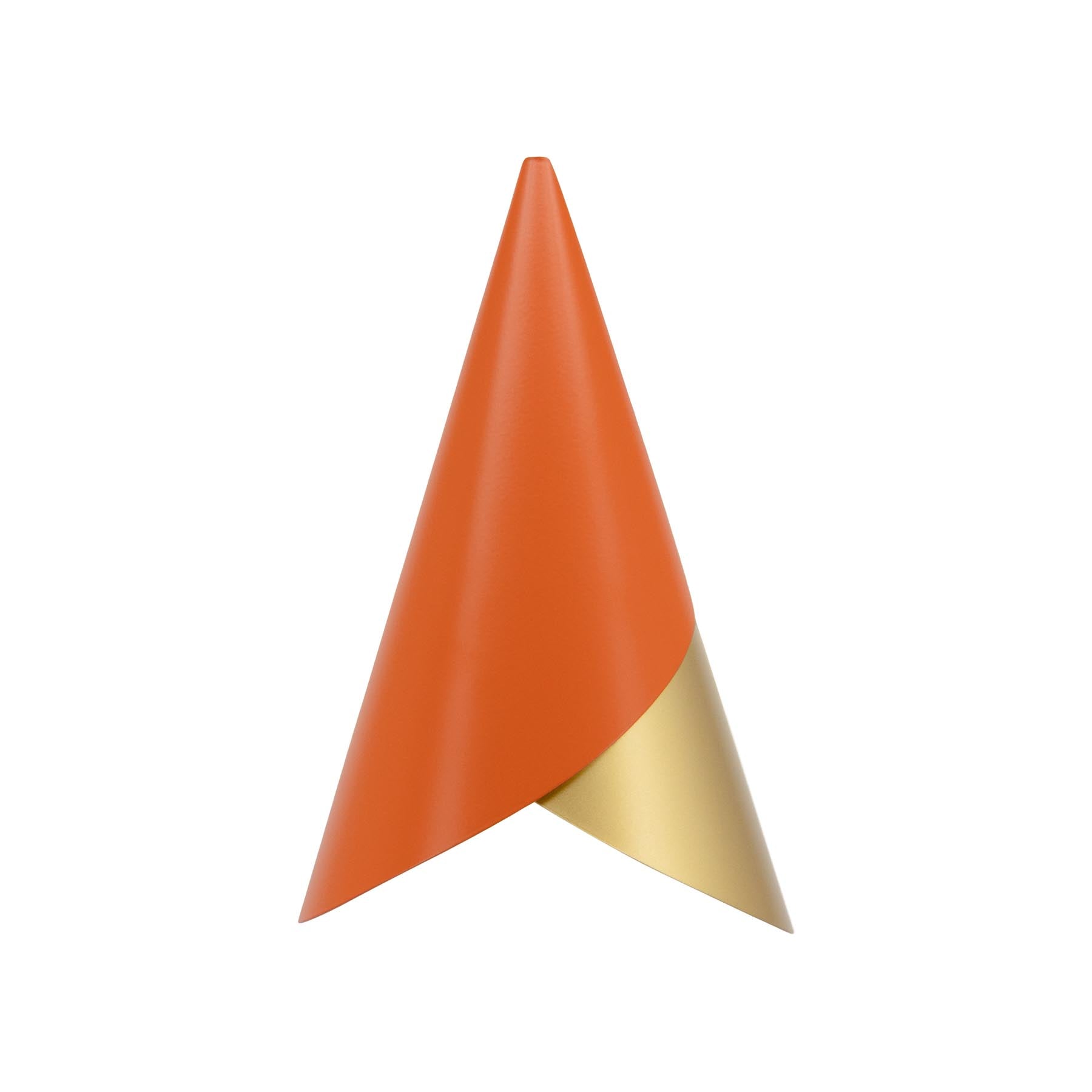 Cornet Lampenschirm in Nuance Orange/Brass präsentiert im Onlineshop von KAQTU Design AG. Lampenschirm ist von Umage
