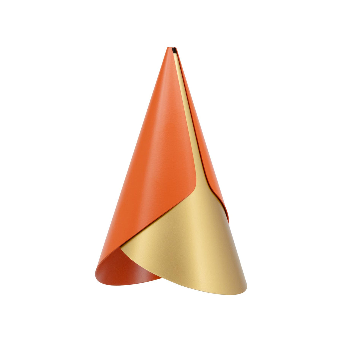 Lampenschirm Cornet von Umage aus Aluminium mit zwei gegeneinander drehbaren Kegeln