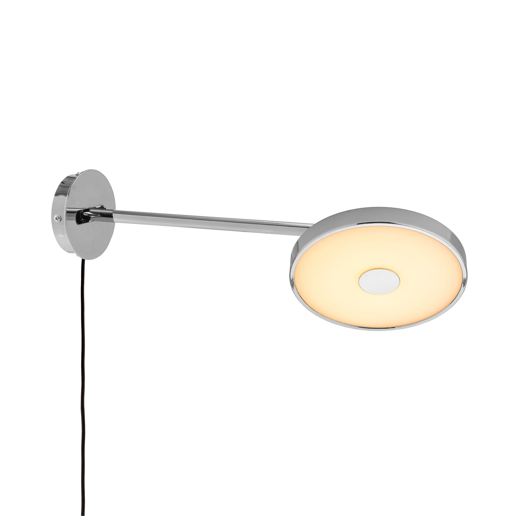 Asteria Wandleuchte long mit Kabel in Polished steel präsentiert im Onlineshop von KAQTU Design AG. Wandleuchte ist von Umage