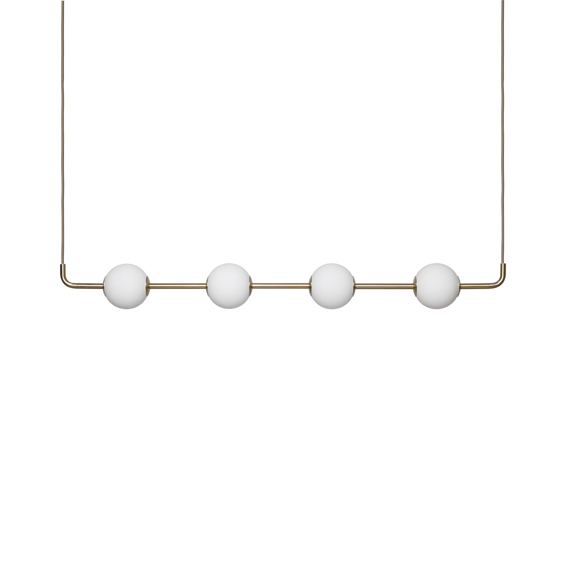 Audrey Linear Pendellampe in Messing präsentiert im Onlineshop von KAQTU Design AG. Pendelleuchte ist von Umage