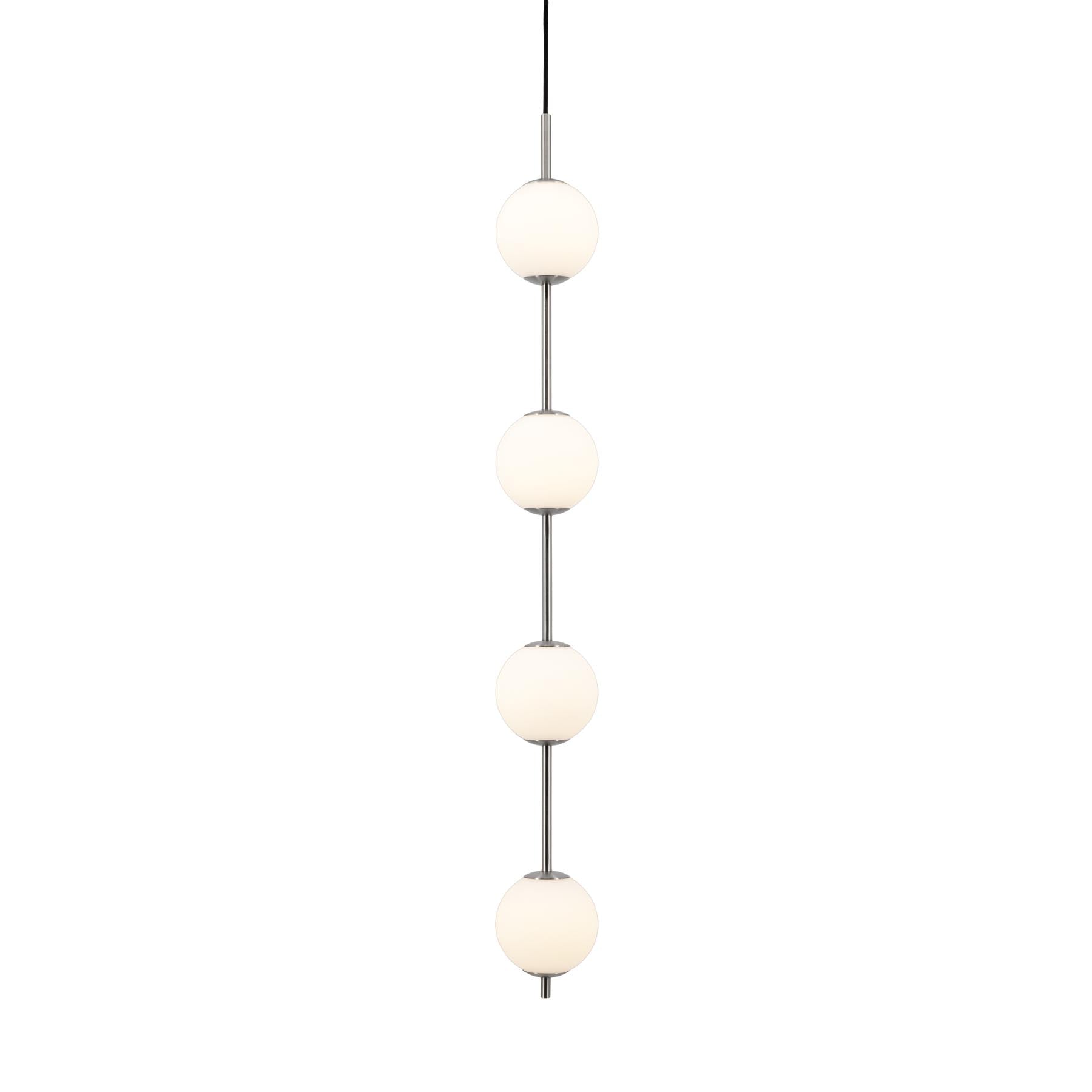 Audrey Pendellampe 4er in Silber präsentiert im Onlineshop von KAQTU Design AG. Pendelleuchte ist von Umage