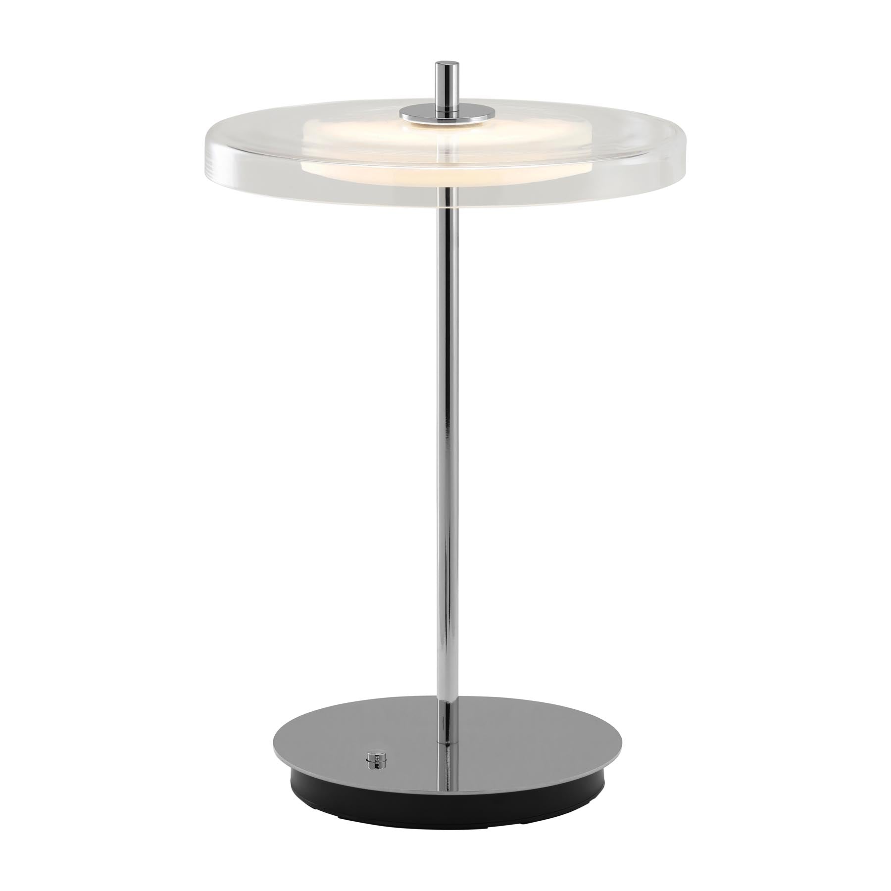Moderne Asteria Glass Move Tischleuchte von Umage, die durch ihr zeitloses Design und die edlen Materialien besticht.