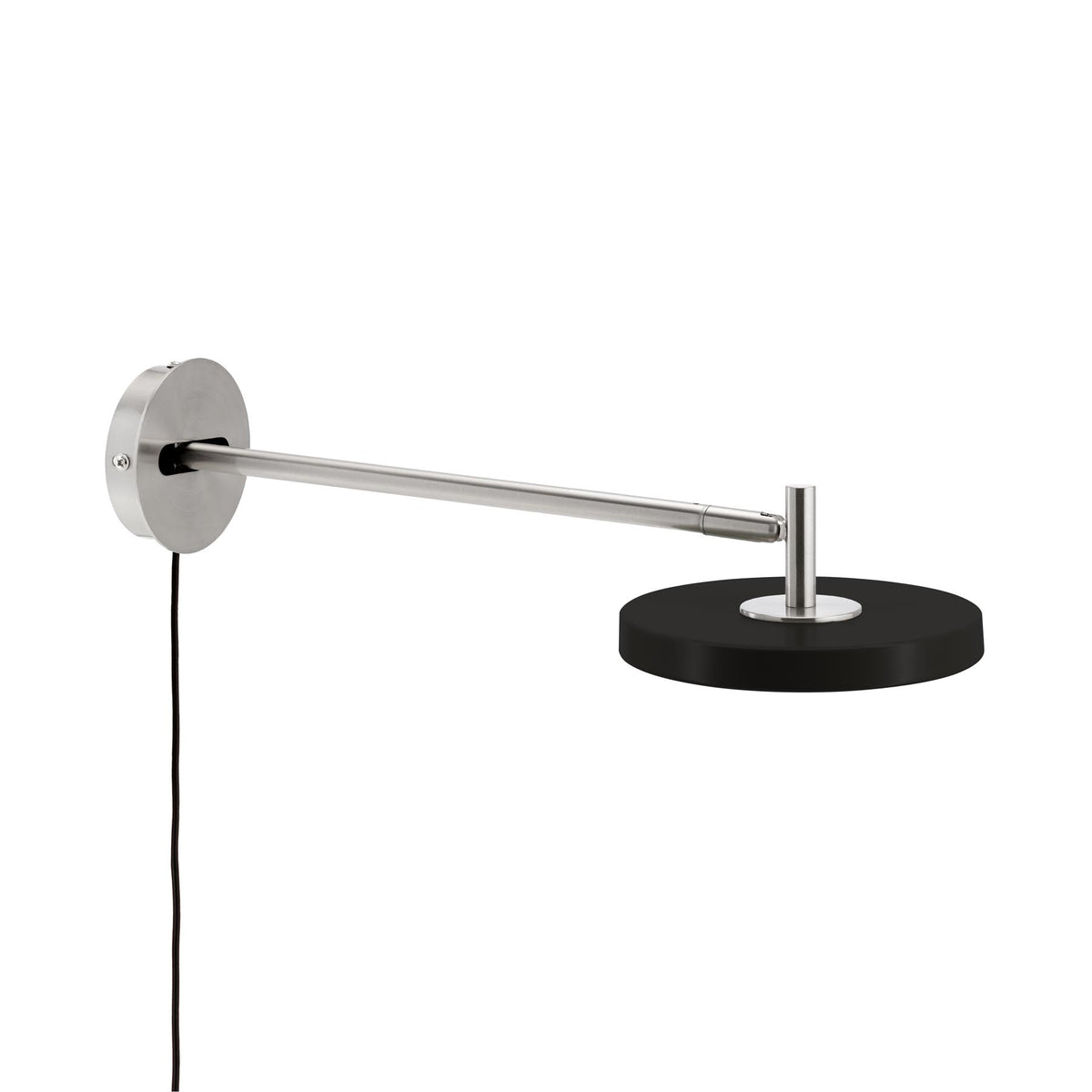 Asteria Wandleuchte long mit Kabel in Black präsentiert im Onlineshop von KAQTU Design AG. Wandleuchte ist von Umage