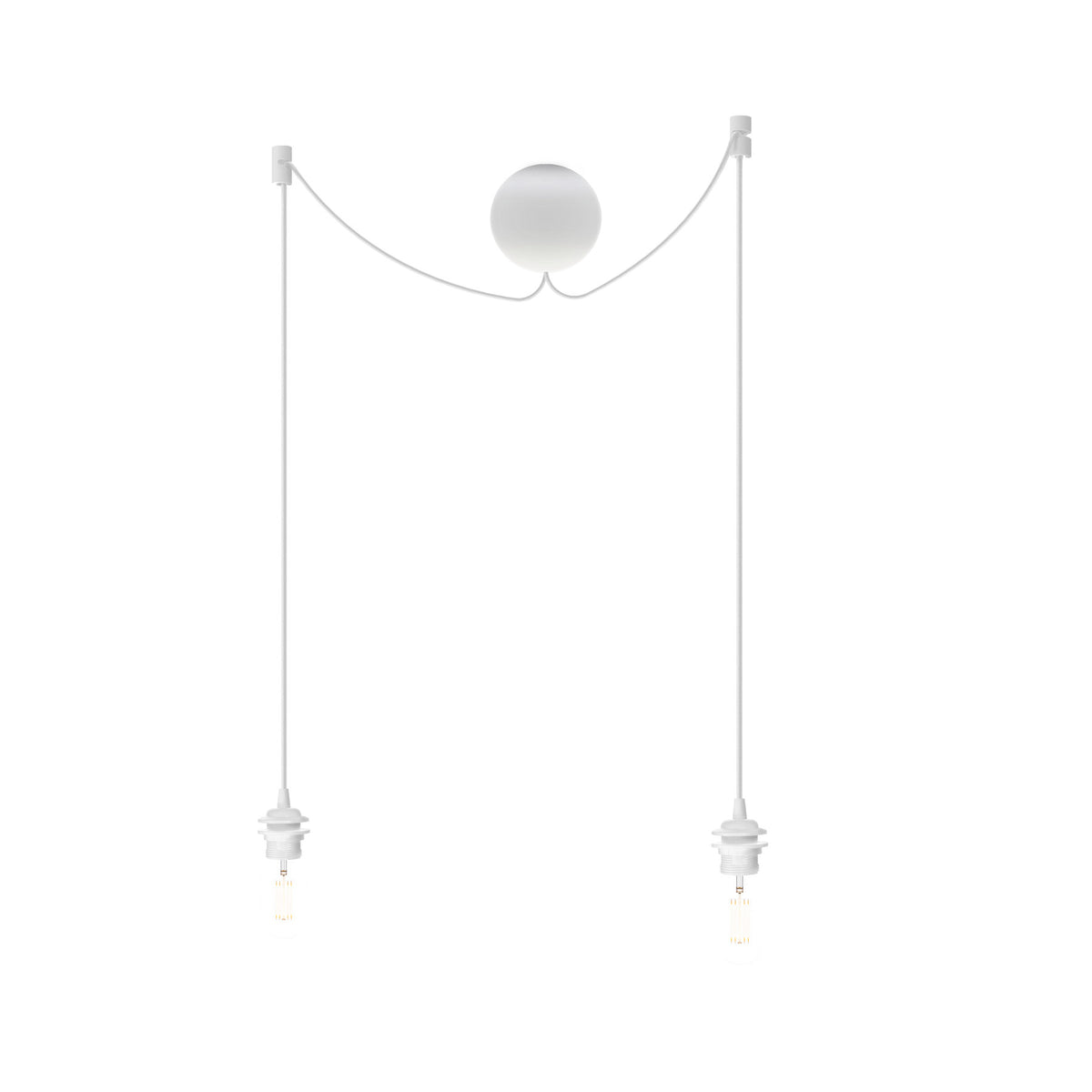 Cannonball in White präsentiert im Onlineshop von KAQTU Design AG. Kabel / Lampenfassung ist von Umage
