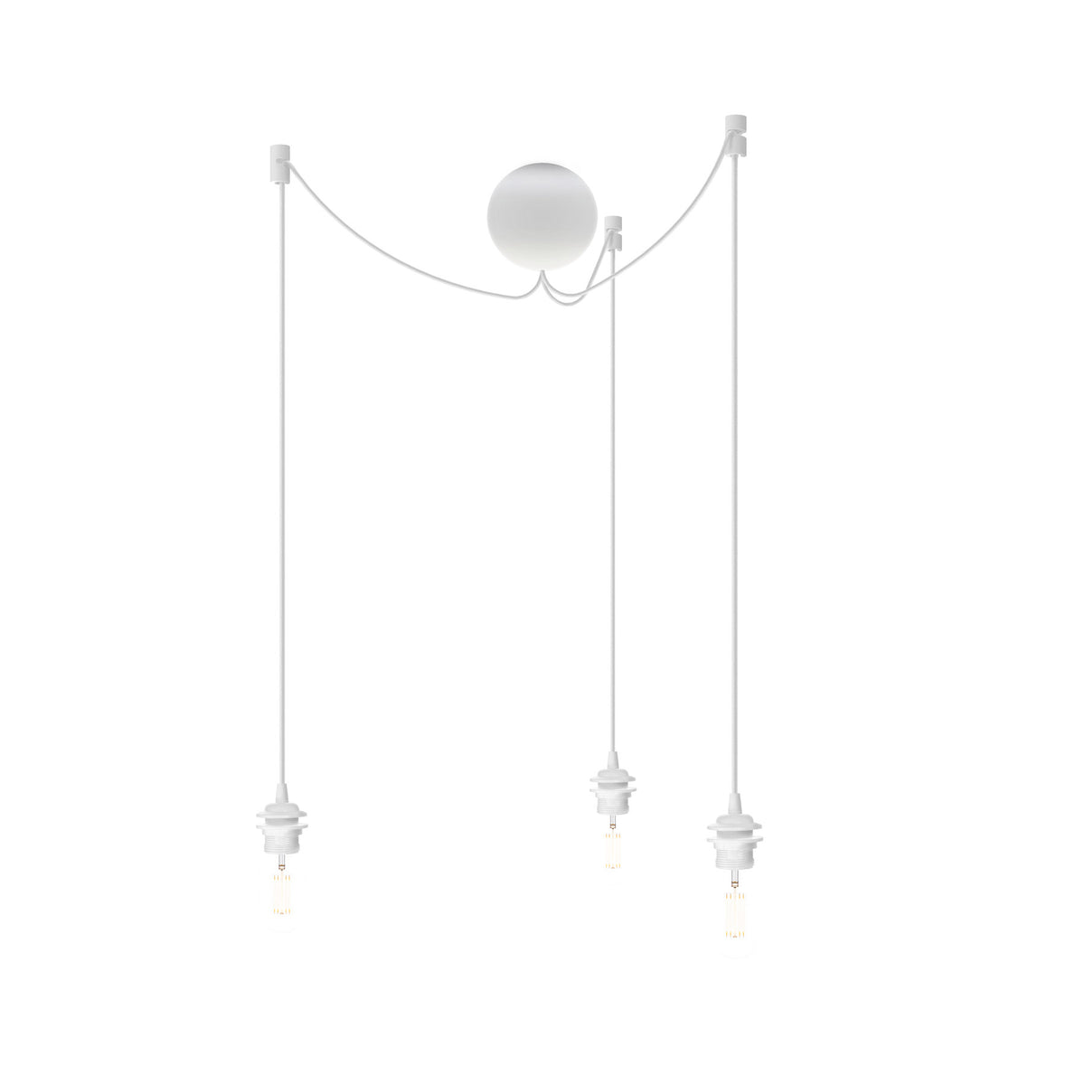 Cannonball in White präsentiert im Onlineshop von KAQTU Design AG. Kabel / Lampenfassung ist von Umage