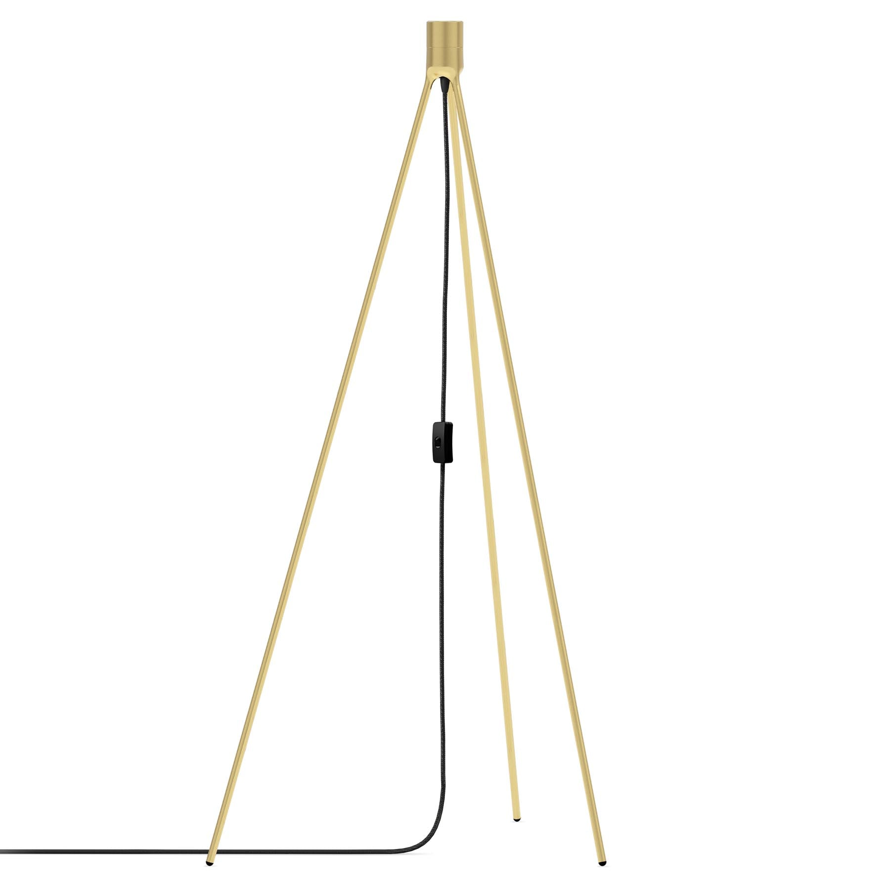 Tripod 3m Kabel in Brushed Brass präsentiert im Onlineshop von KAQTU Design AG. Lampenständer ist von Umage