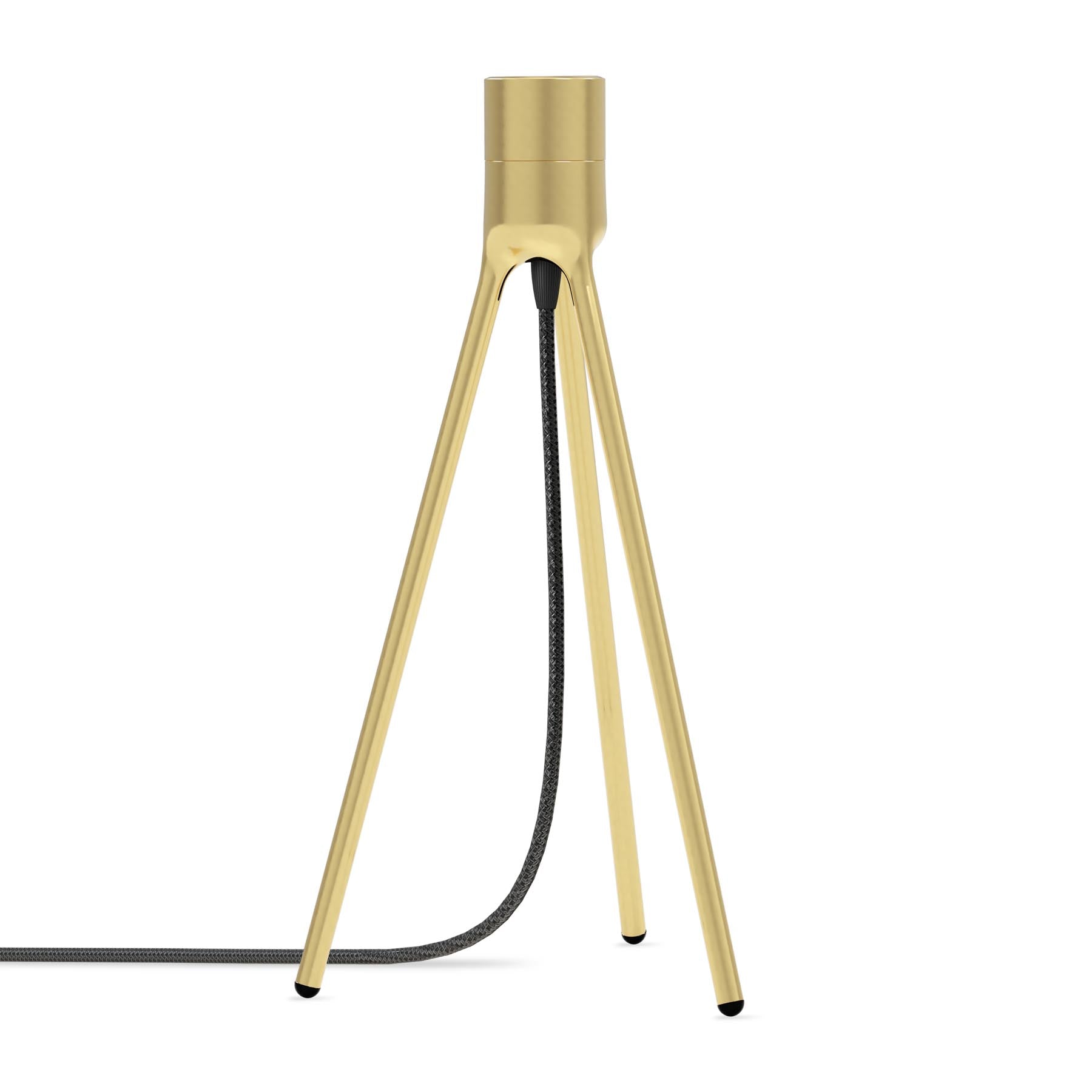 Tisch Tripod in Brushed Brass präsentiert im Onlineshop von KAQTU Design AG. Lampenständer ist von Umage