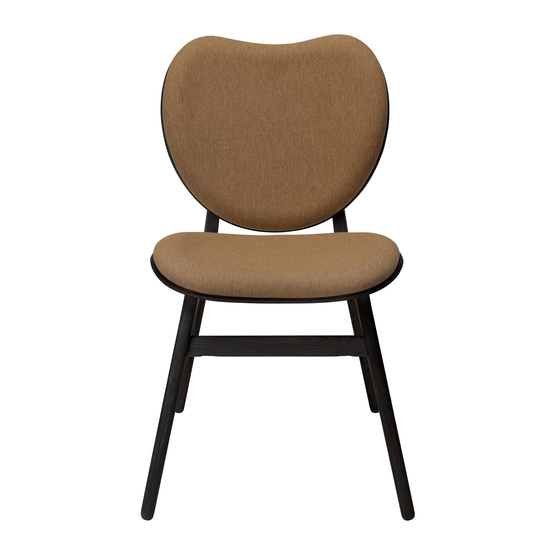 Eleganter Esszimmerstuhl A Conversation Piece von Umage in warmem Sugar Brown, ideal für gemütliche Esszimmer und gesellige Runden.