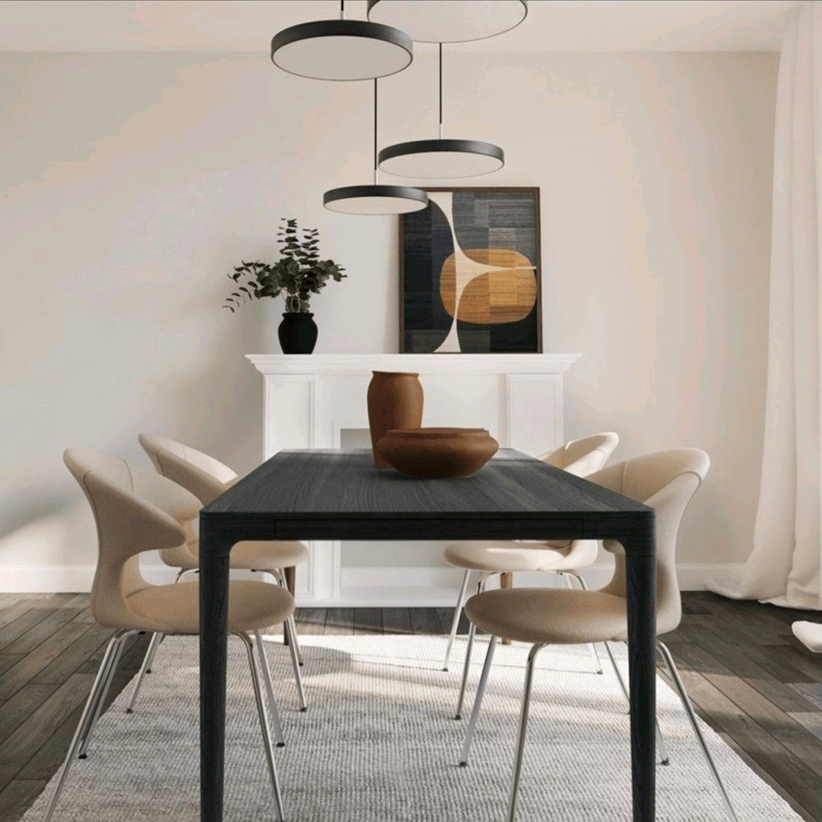 Heart'n'Soul Esstisch in Black Oak präsentiert im Onlineshop von KAQTU Design AG. Esstisch ist von Umage