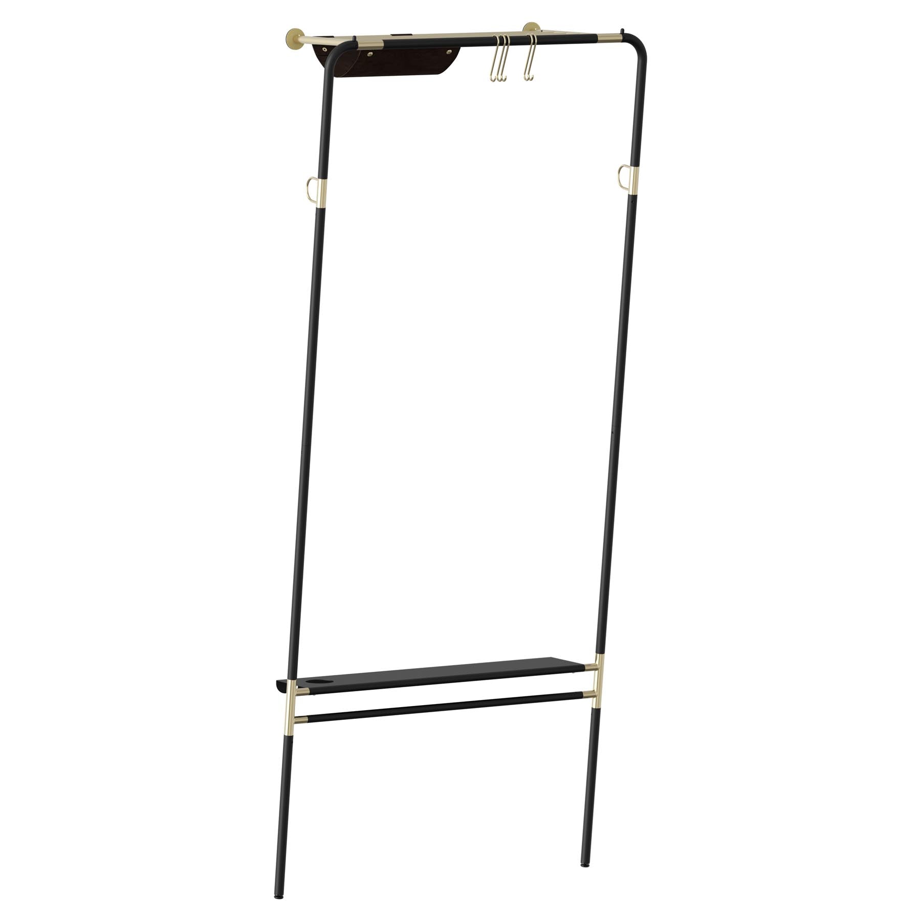 Lean On Me Kleiderständer in Black präsentiert im Onlineshop von KAQTU Design AG. Garderobe ist von Umage