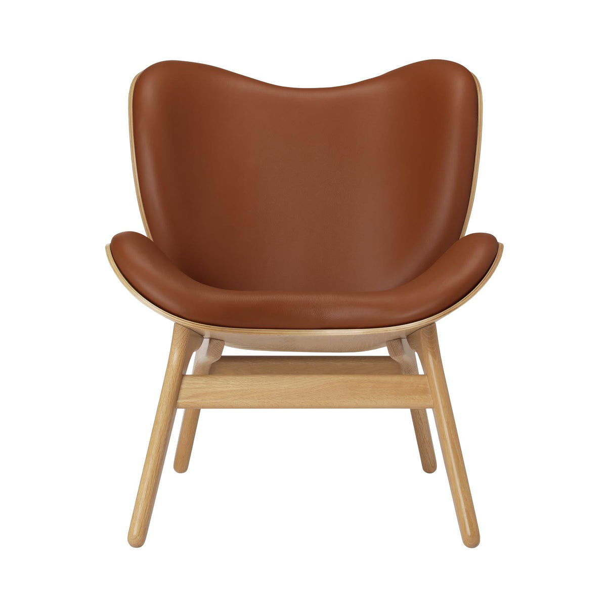 A Conversation Piece Low Sessel in Cognac präsentiert im Onlineshop von KAQTU Design AG. Sessel ist von Umage