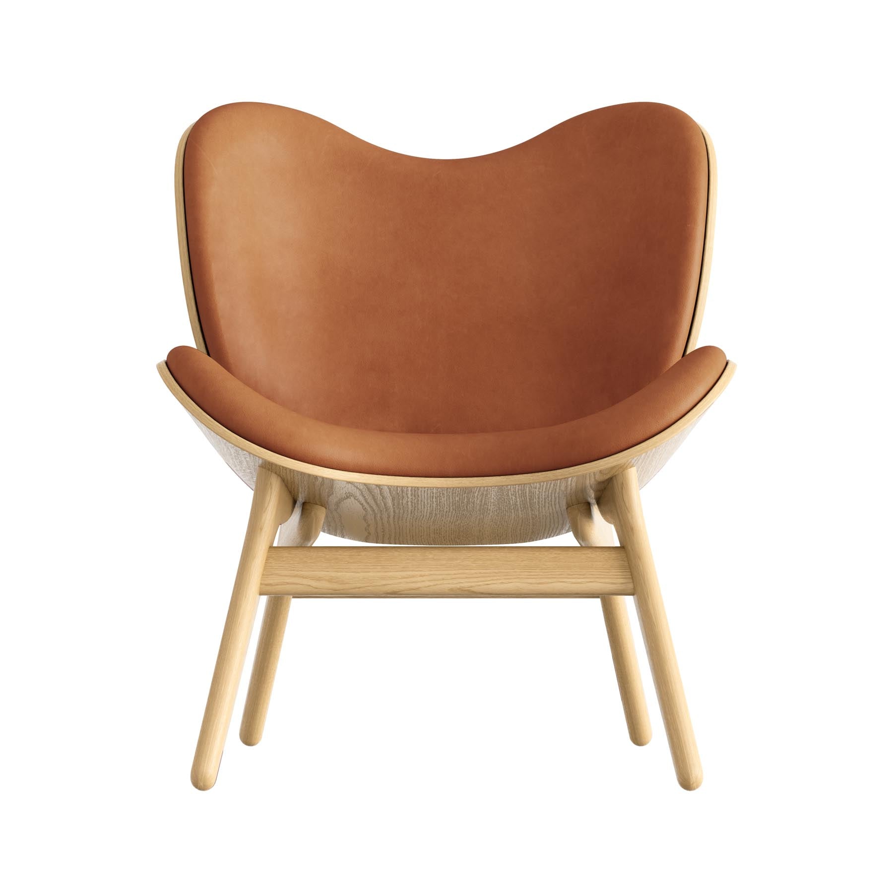 Stilvoller A Conversation Piece Low Sessel von Umage in Dunes Rust, perfekt für entspannte Momente und modernes Wohndesign.