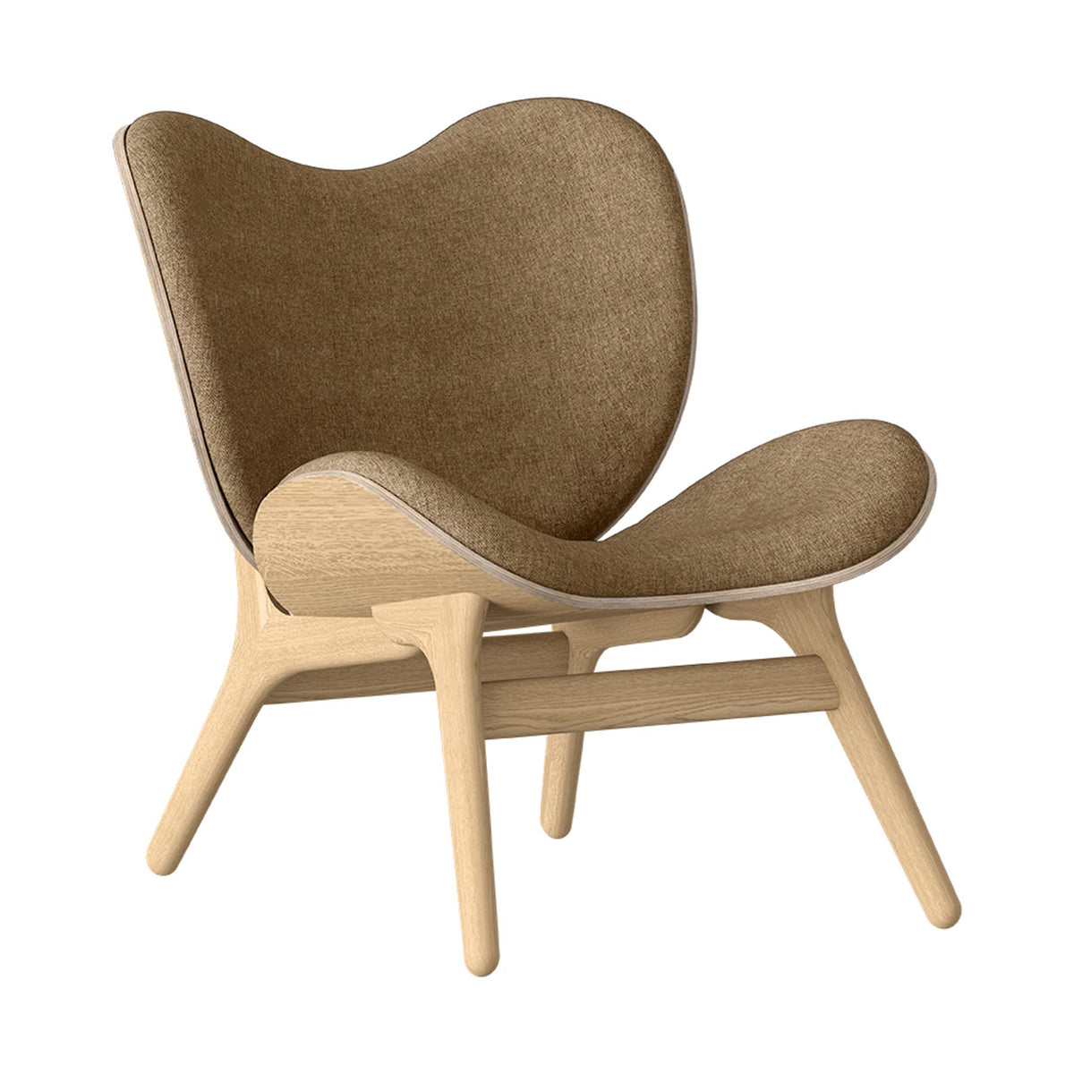 A Conversation Piece Low Sessel in Sugar Brown präsentiert im Onlineshop von KAQTU Design AG. Sessel ist von Umage