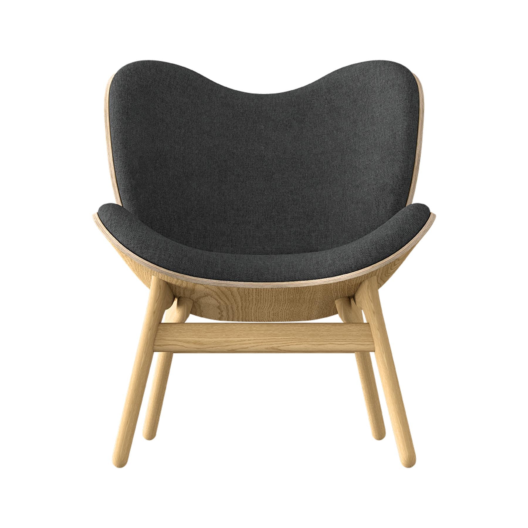 Eleganter A Conversation Piece Low Sessel von Umage in stilvollem Shadow, ideal für gemütliche Abende und geschmackvolle Einrichtung.