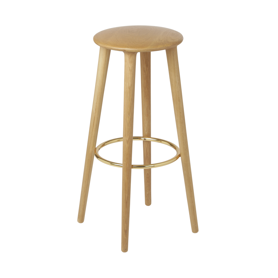 The Socialite Barstuhl in Oak präsentiert im Onlineshop von KAQTU Design AG. Barhocker ist von Umage