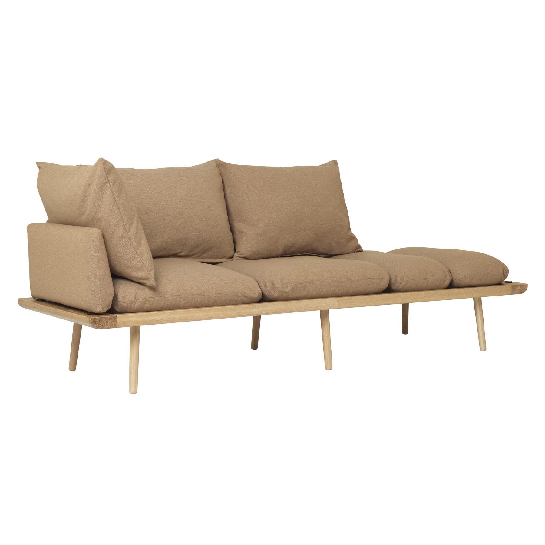 Lounge Around 3-Sitzer Sofa in Sugar Brown präsentiert im Onlineshop von KAQTU Design AG. 3er Sofa ist von Umage