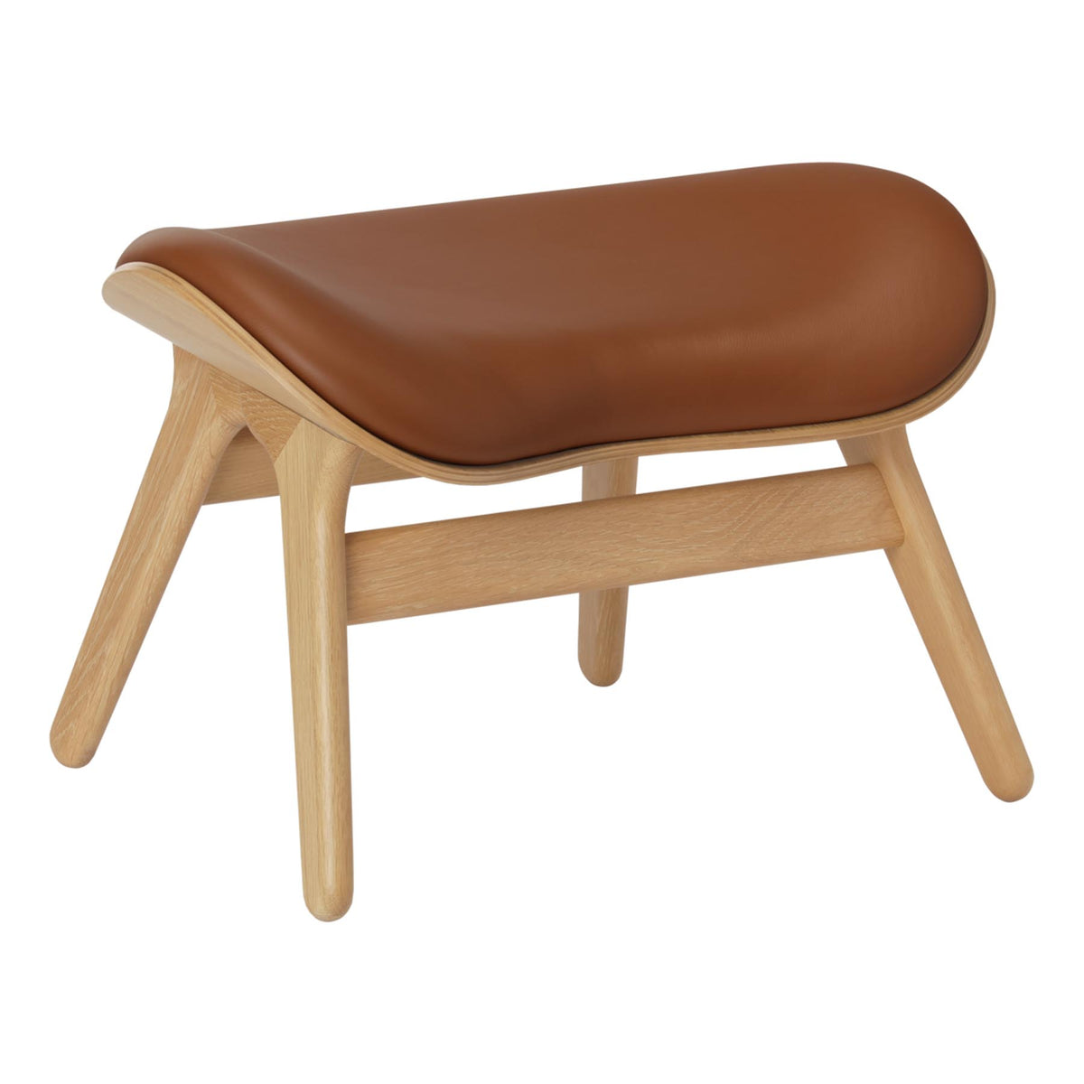 A Conversation Piece Ottoman in Cognac präsentiert im Onlineshop von KAQTU Design AG. Ottoman ist von Umage