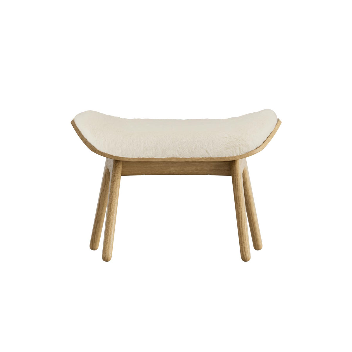 The Reader Ottoman in White Sands präsentiert im Onlineshop von KAQTU Design AG. Ottoman ist von Umage