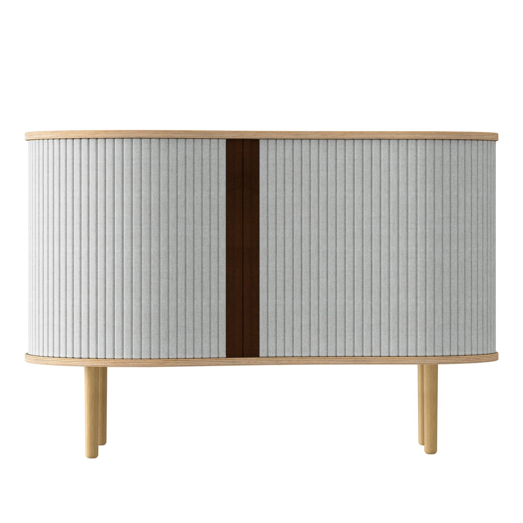Moderne Audacious Kommode von Umage in edlem Sterling, perfekt für stilvolle Akzente und praktische Stauraumlösungen.