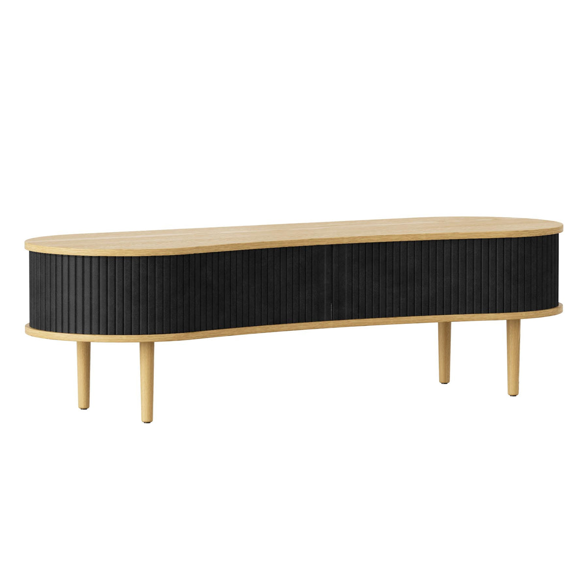 Audacious TV Bank in Charcoal präsentiert im Onlineshop von KAQTU Design AG. TV-Möbel ist von Umage