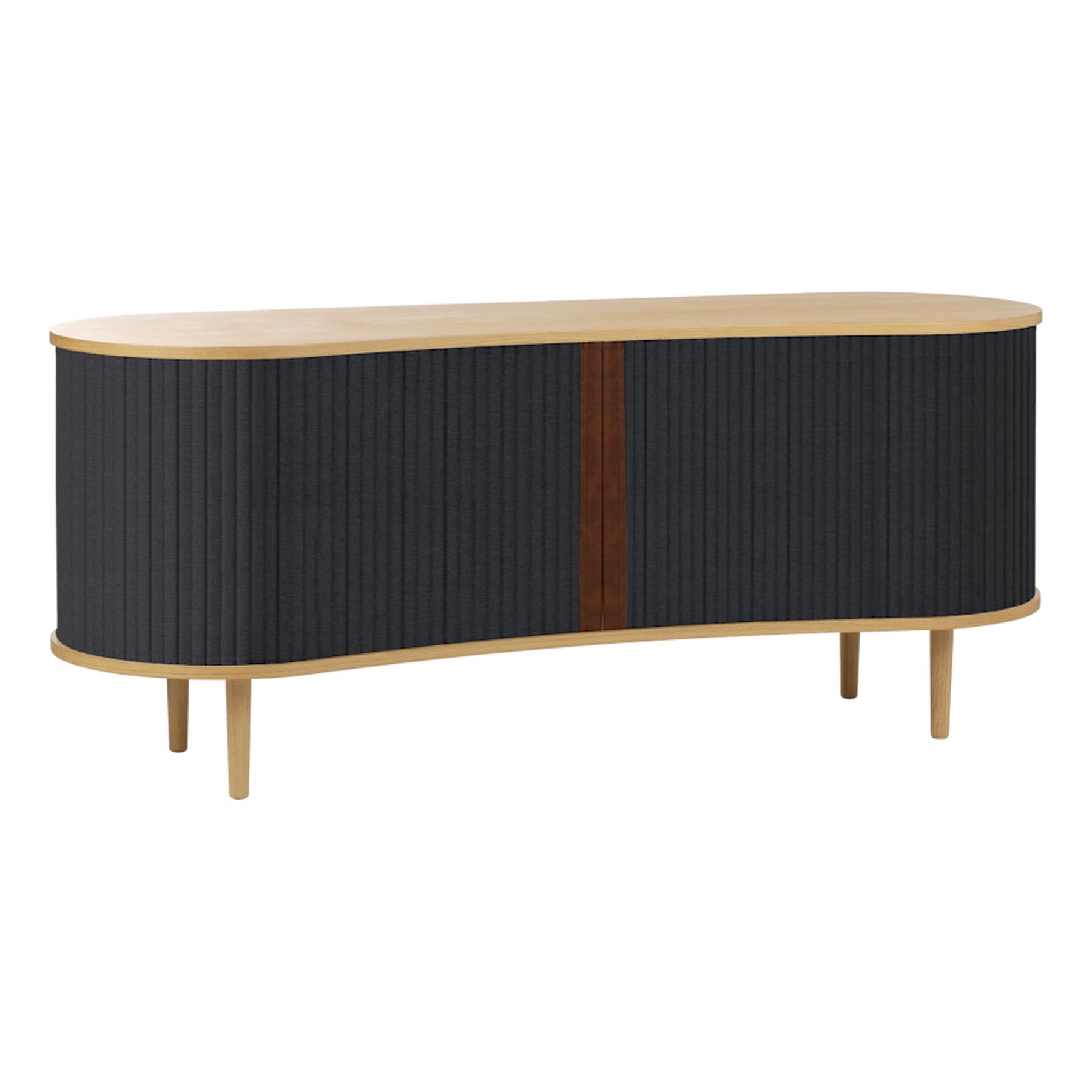 Elegantes Audacious Sideboard von Umage, das mit seinem minimalistischen Design und der harmonischen Farbpalette jeden Raum aufwertet.