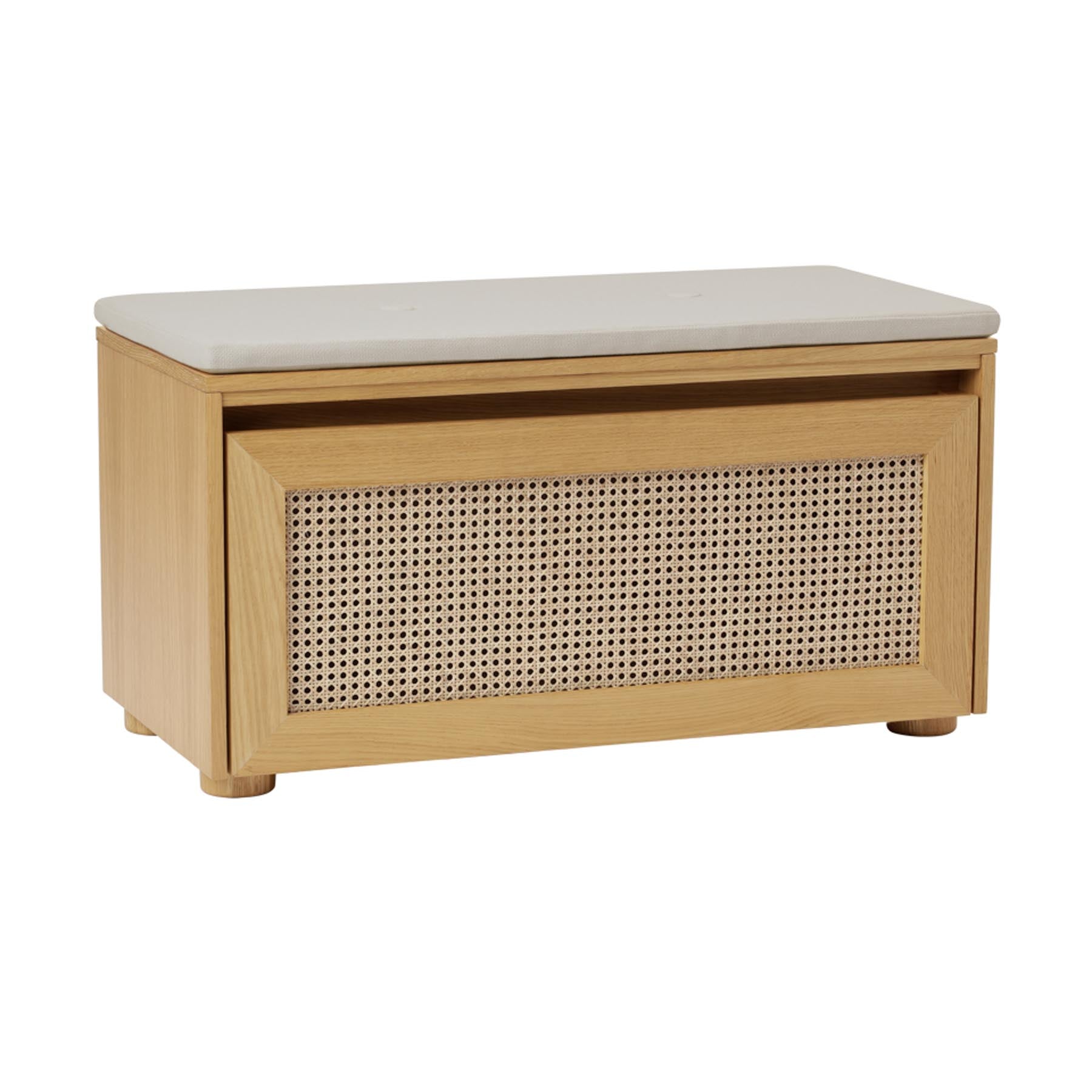 Hideaway Aufbewahrungsbank in White Sands präsentiert im Onlineshop von KAQTU Design AG. Schuhbank ist von Umage