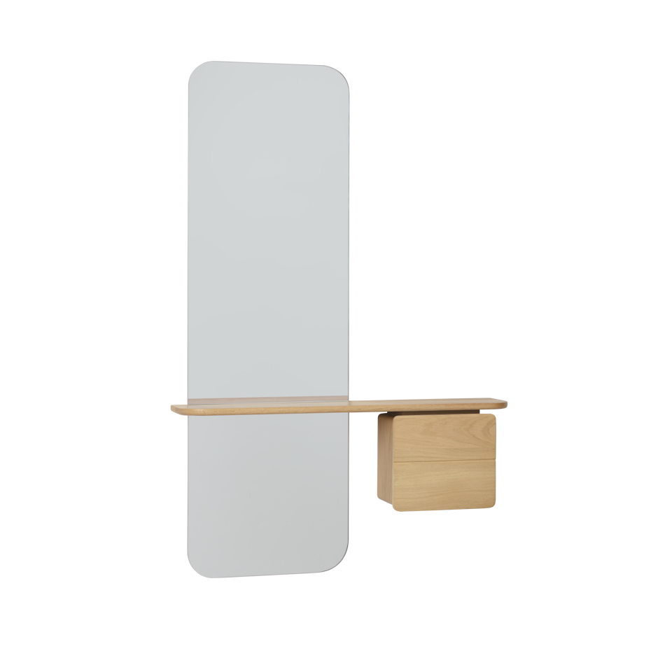 One More Look Wandregal in Oak präsentiert im Onlineshop von KAQTU Design AG. Wandregal ist von Umage