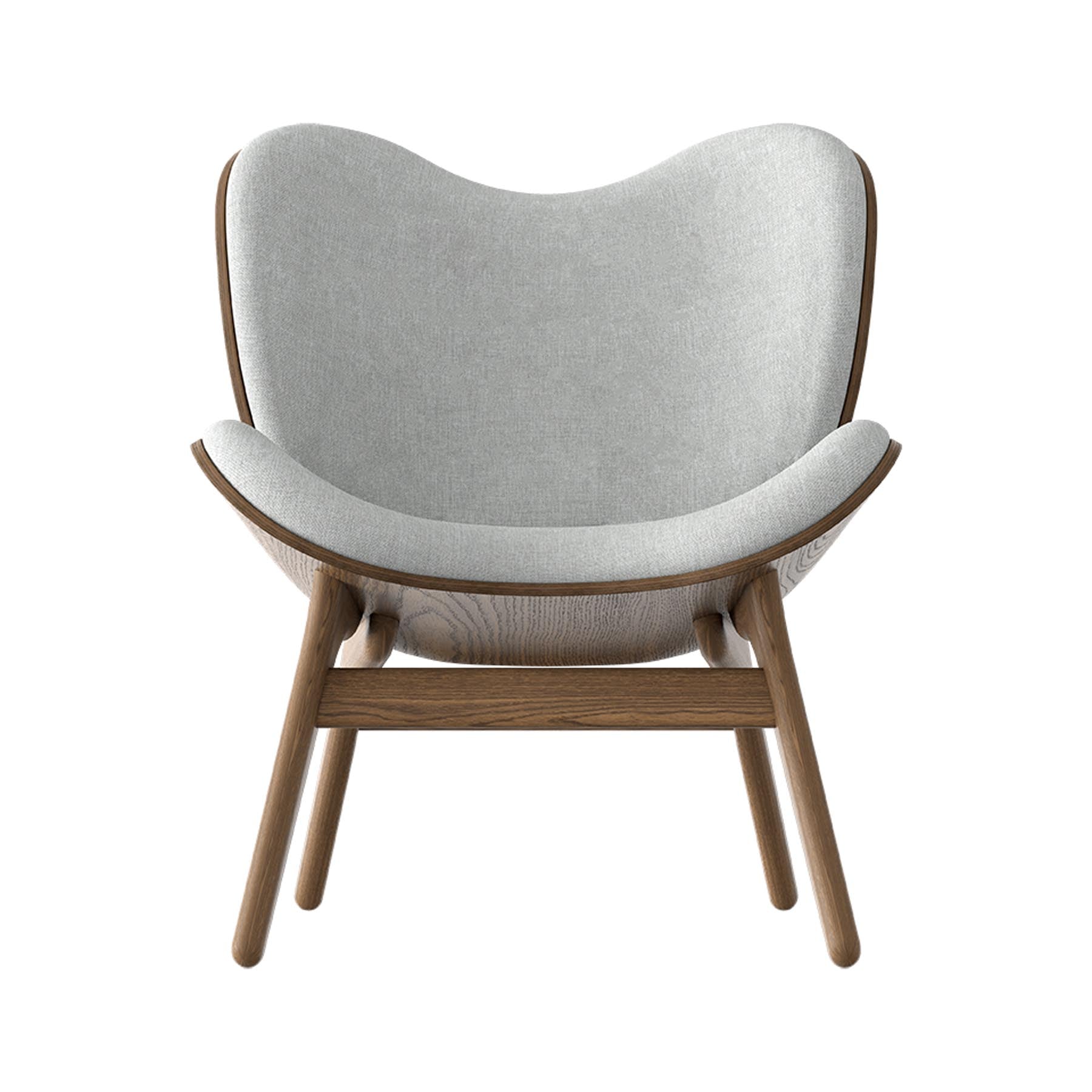 Moderner A Conversation Piece Low Sessel von Umage in edlem Sterling, perfekt für entspannte Momente und stilvolle Wohnräume.