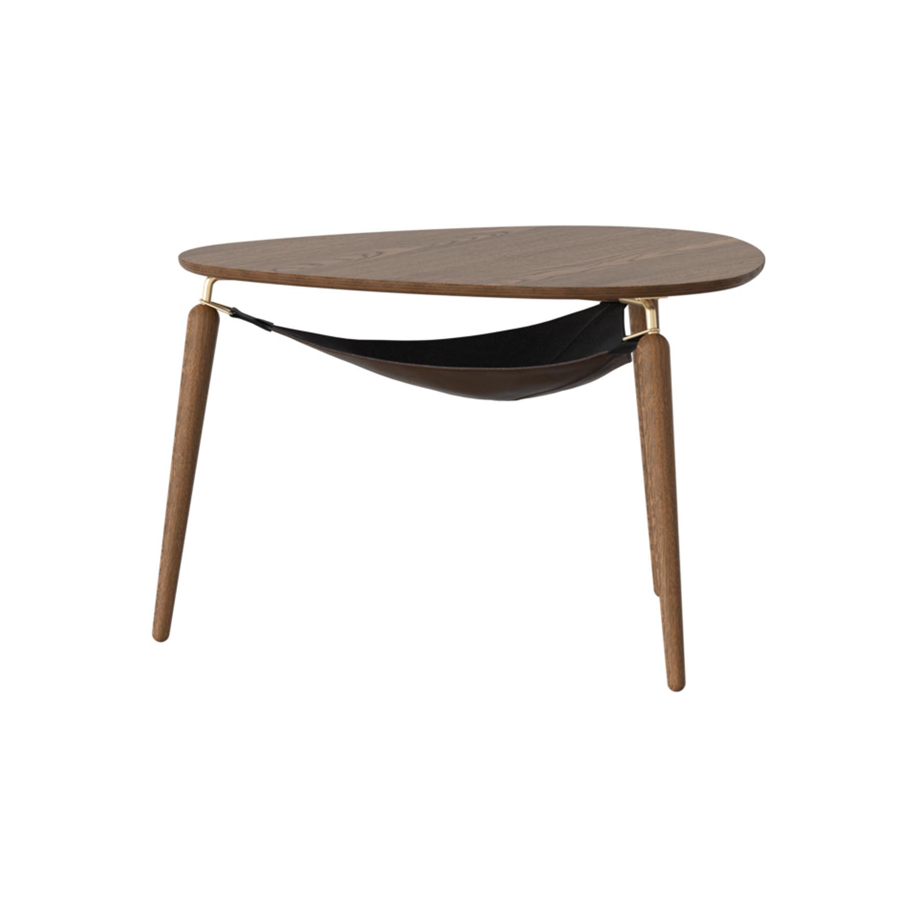 Eleganter Hang Out Beistelltisch von Umage, gefertigt aus edlem Messing, ideal für stilvolle Akzente in jedem Wohnbereich.