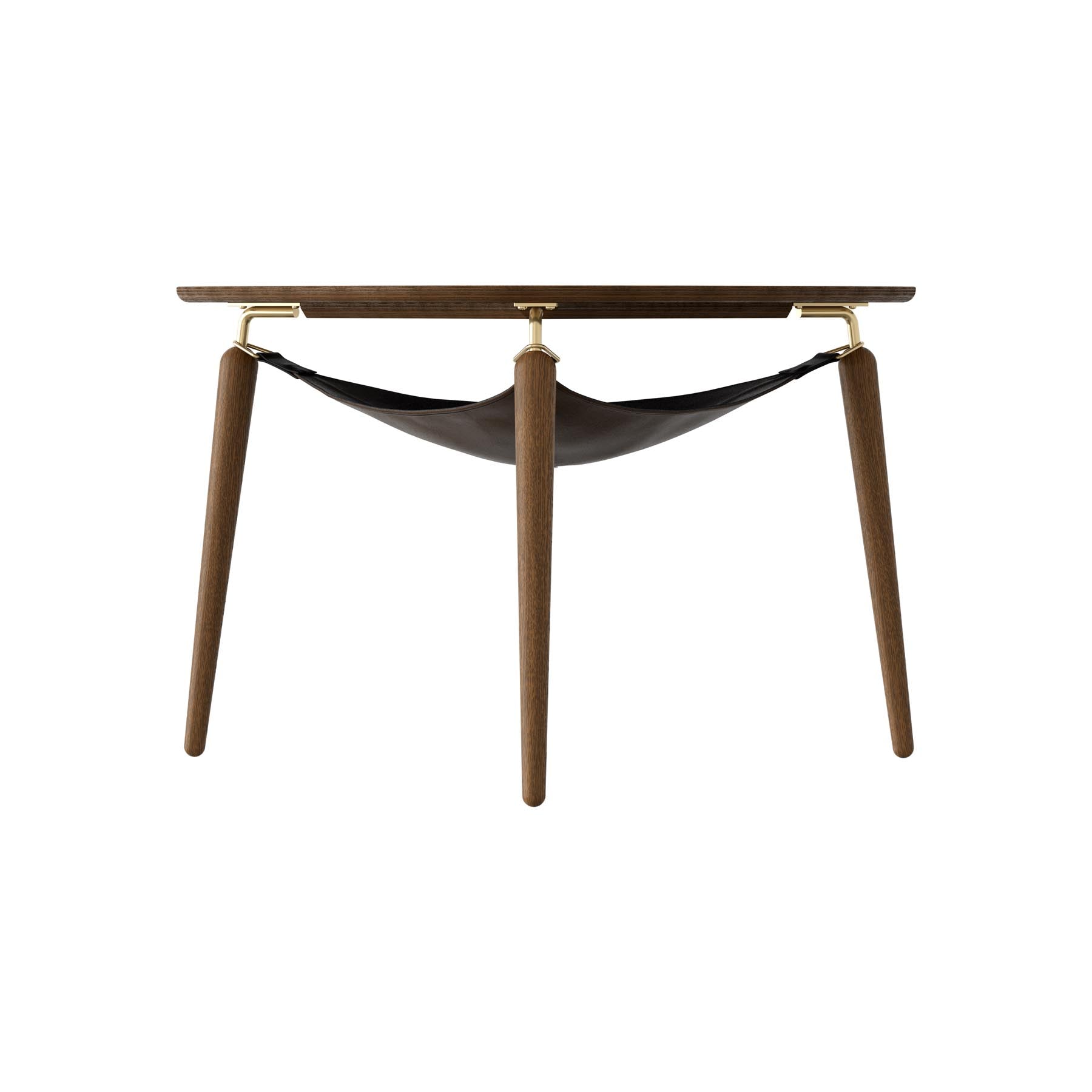Eleganter Hang Out Beistelltisch von Umage, gefertigt aus edlem Messing, ideal für stilvolle Akzente in jedem Wohnbereich.