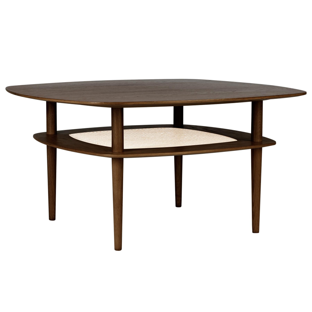 Together Smooth Square Couchtisch 100 in Dark Oak präsentiert im Onlineshop von KAQTU Design AG. Couchtisch ist von Umage